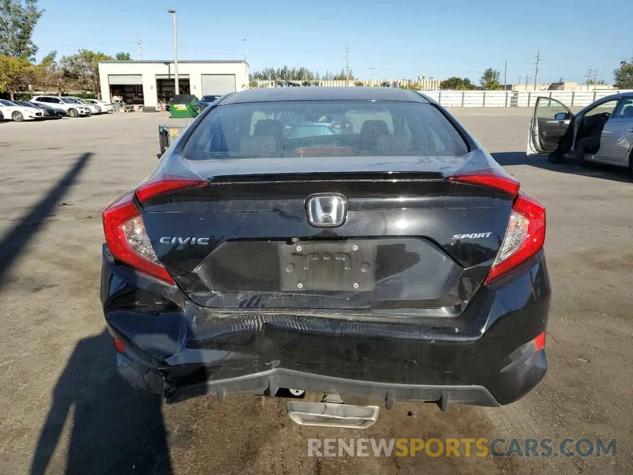 6 fotografías del automóvil dañado 2HGFC2F88KH600324 HONDA CIVIC 2019