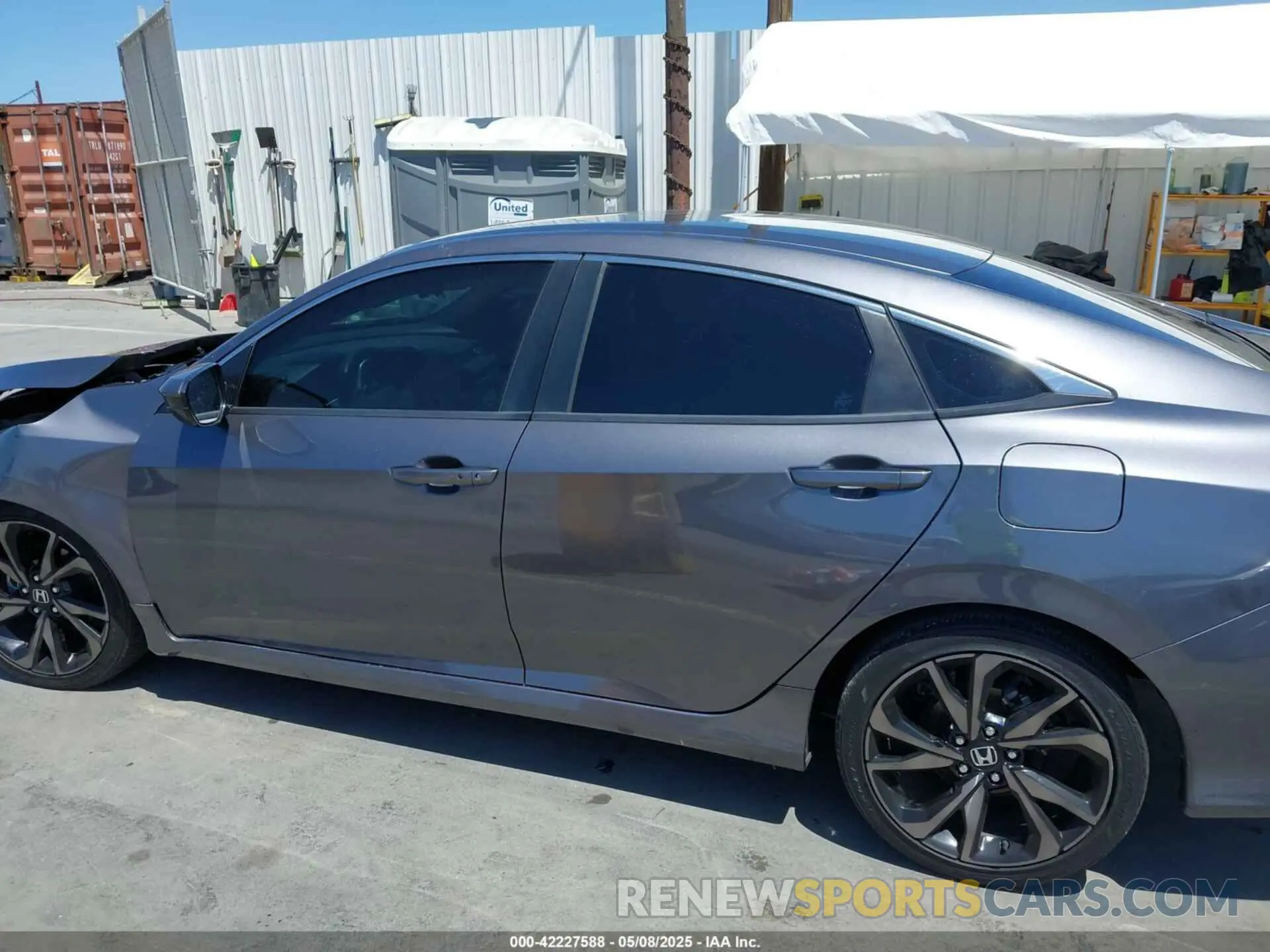 14 fotografías del automóvil dañado 2HGFC2F89KH503942 HONDA CIVIC 2019