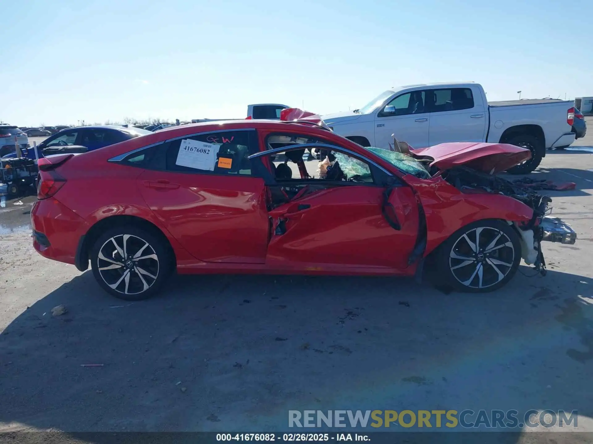 14 fotografías del automóvil dañado 2HGFC2F89KH556513 HONDA CIVIC 2019