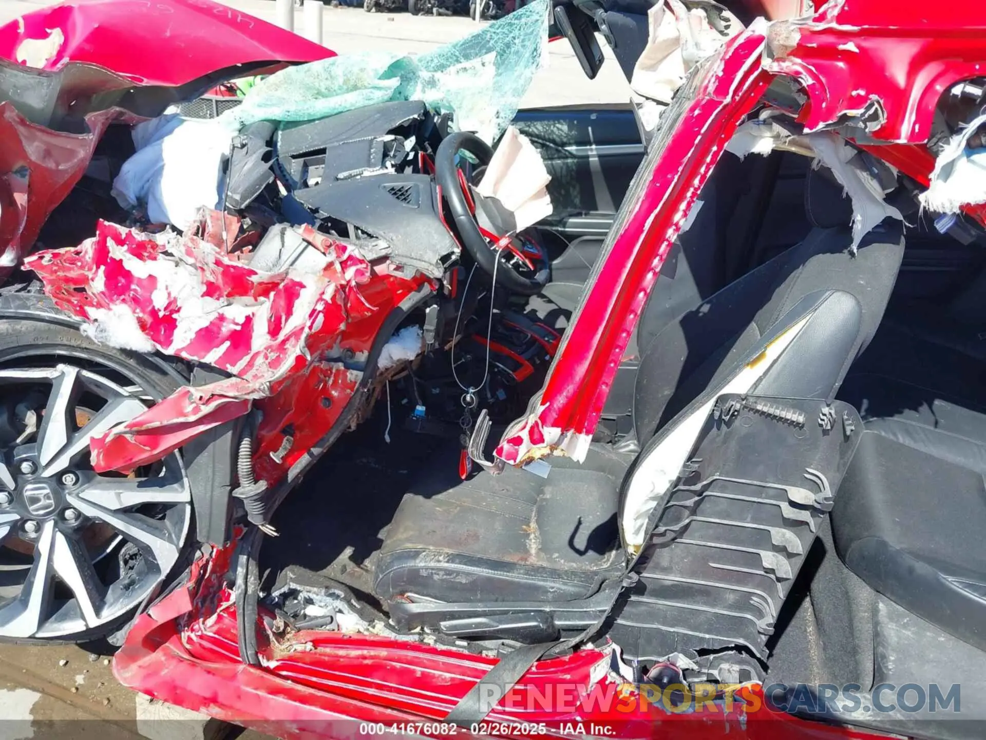5 fotografías del automóvil dañado 2HGFC2F89KH556513 HONDA CIVIC 2019