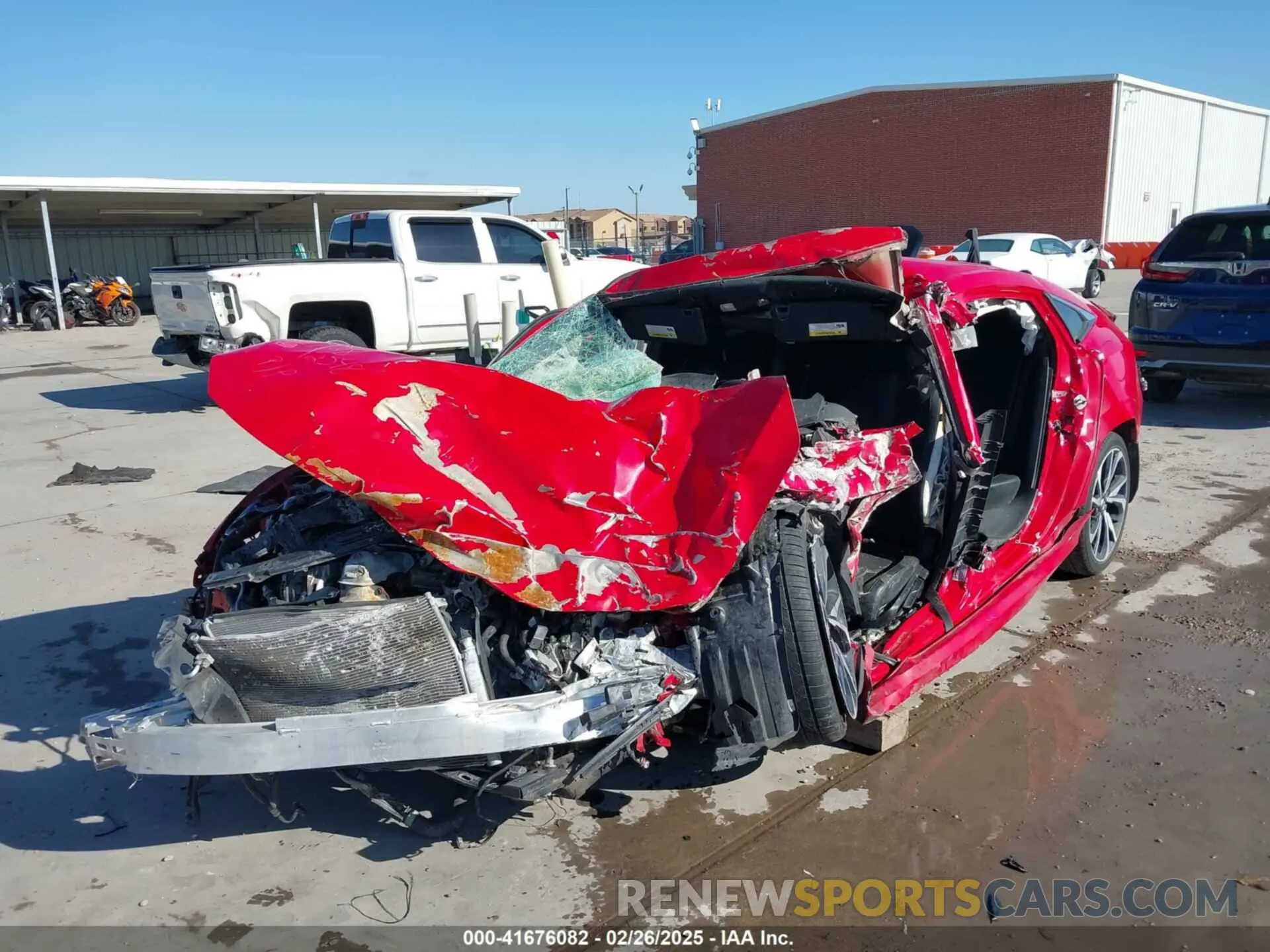 6 fotografías del automóvil dañado 2HGFC2F89KH556513 HONDA CIVIC 2019