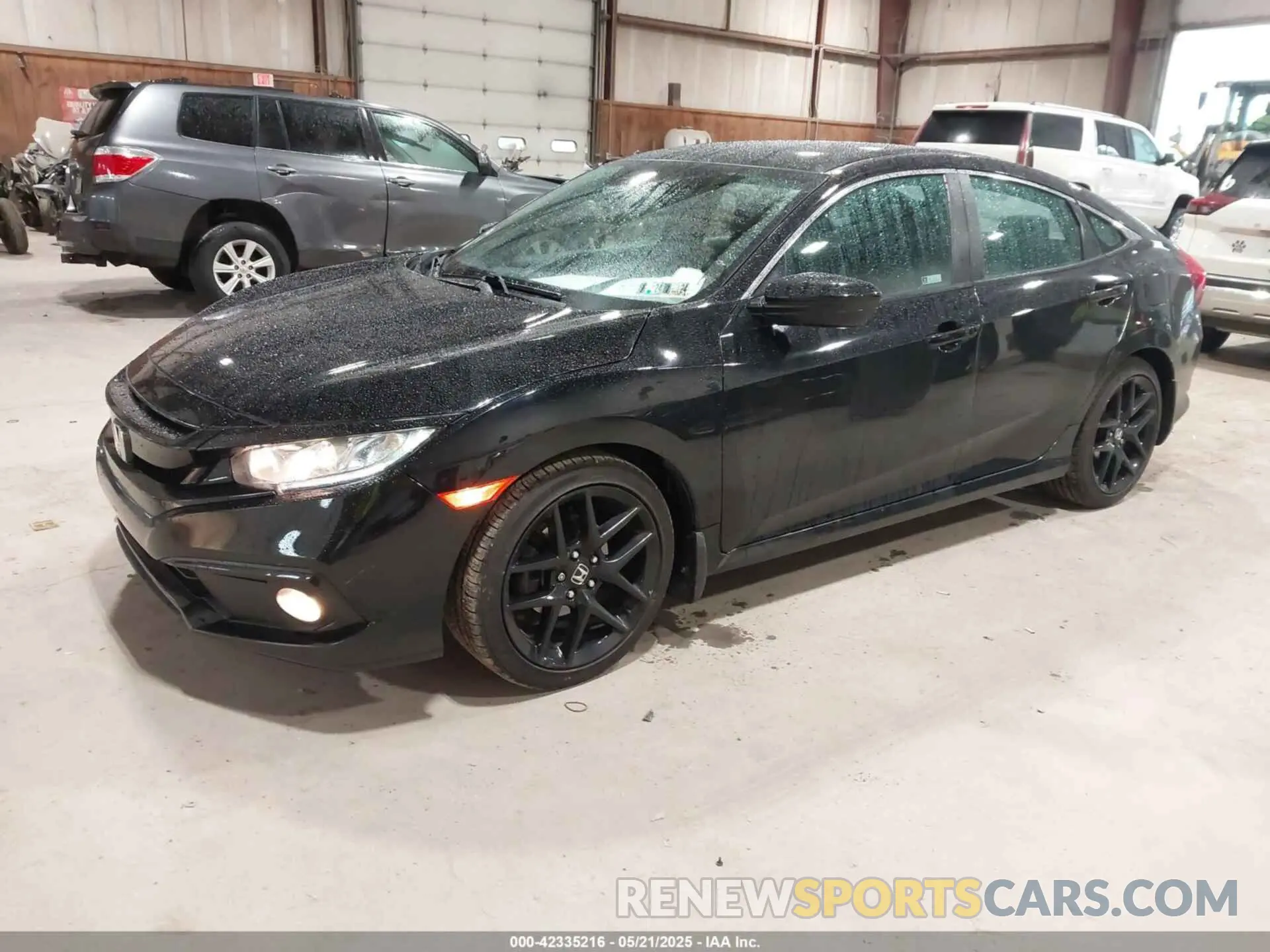 2 fotografías del automóvil dañado 2HGFC2F89KH557466 HONDA CIVIC 2019