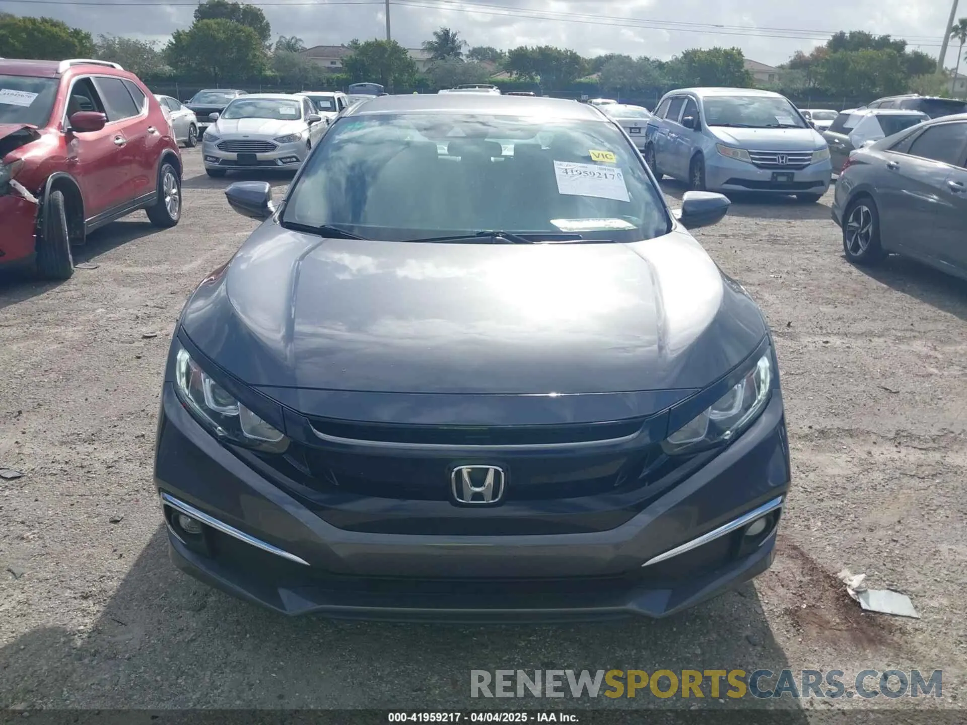 6 fotografías del automóvil dañado 2HGFC2F89KH563333 HONDA CIVIC 2019