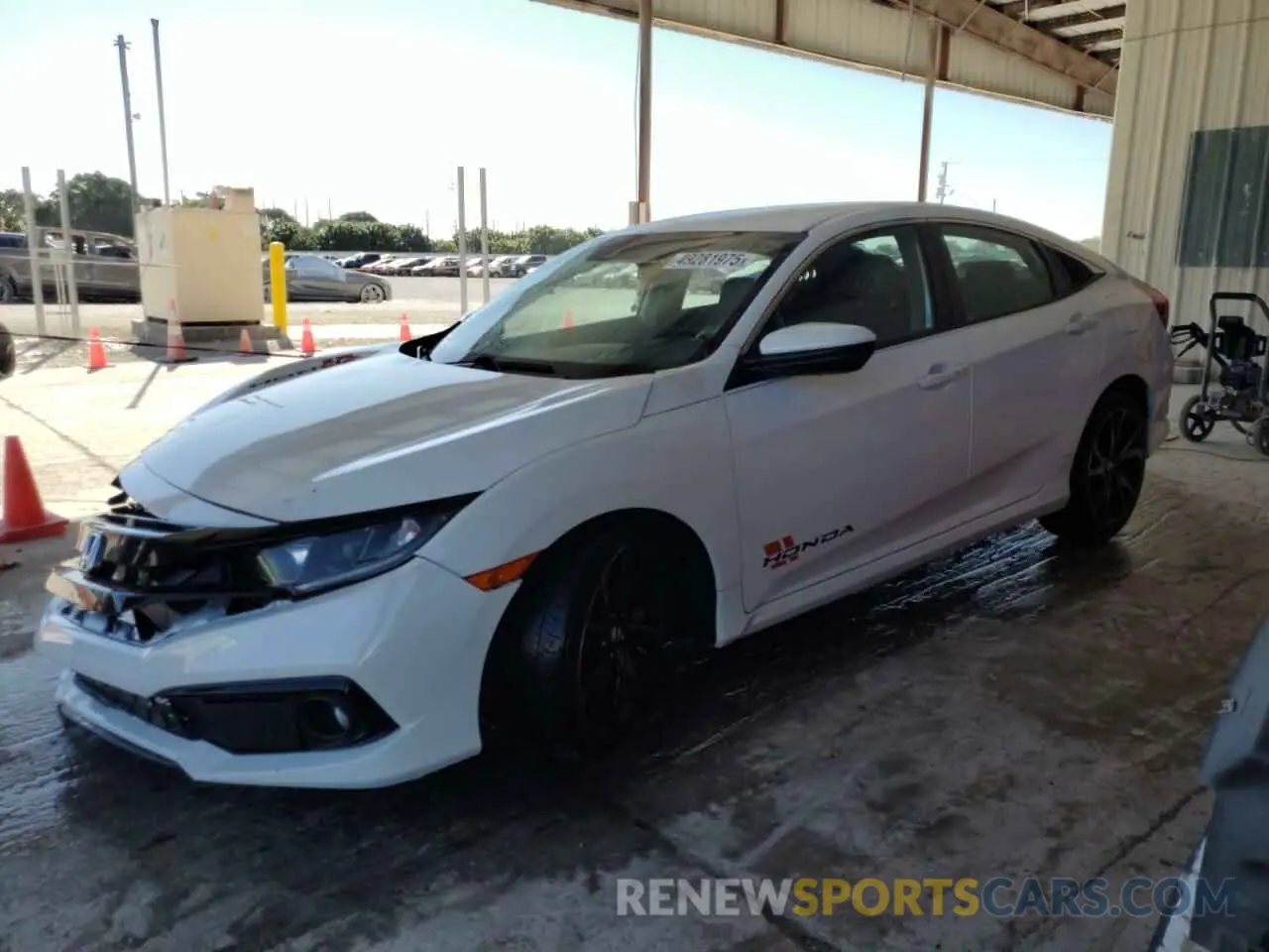 1 fotografías del automóvil dañado 2HGFC2F89KH571545 HONDA CIVIC 2019