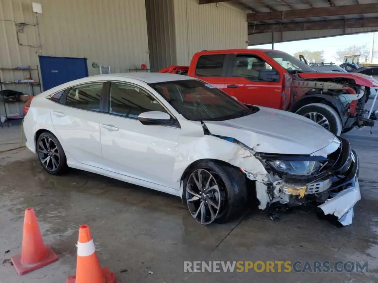 4 fotografías del automóvil dañado 2HGFC2F89KH571545 HONDA CIVIC 2019