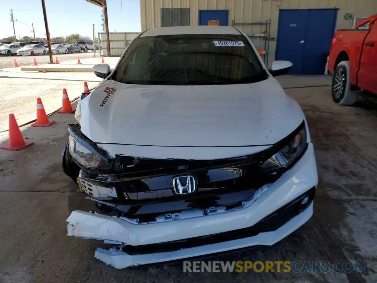 5 fotografías del automóvil dañado 2HGFC2F89KH571545 HONDA CIVIC 2019