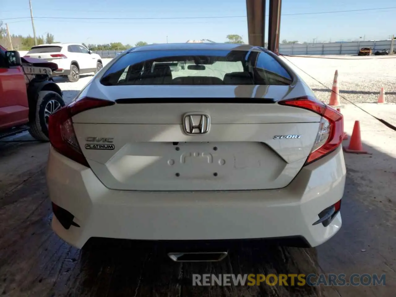 6 fotografías del automóvil dañado 2HGFC2F89KH571545 HONDA CIVIC 2019