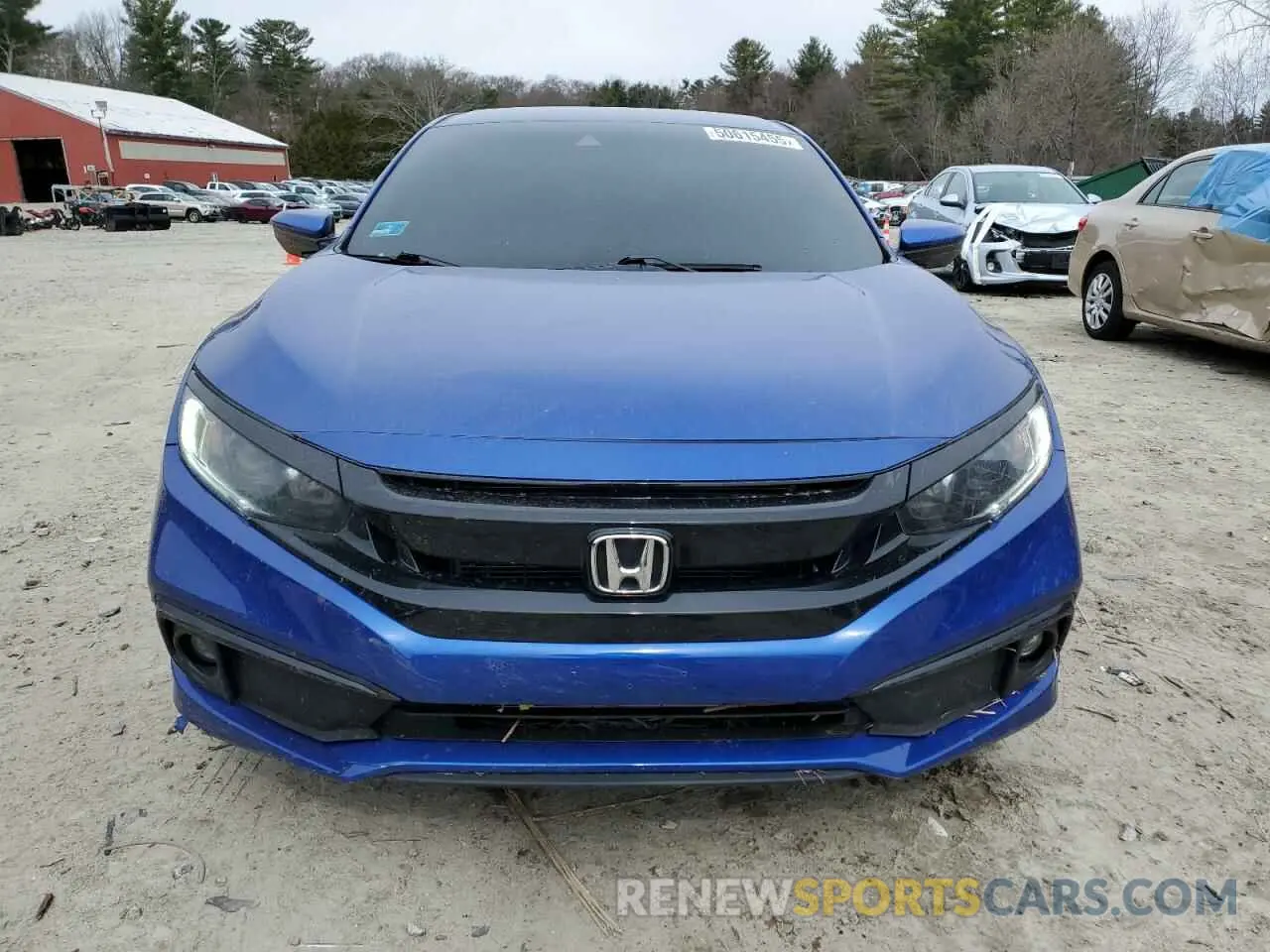 5 fotografías del automóvil dañado 2HGFC2F89KH587048 HONDA CIVIC 2019