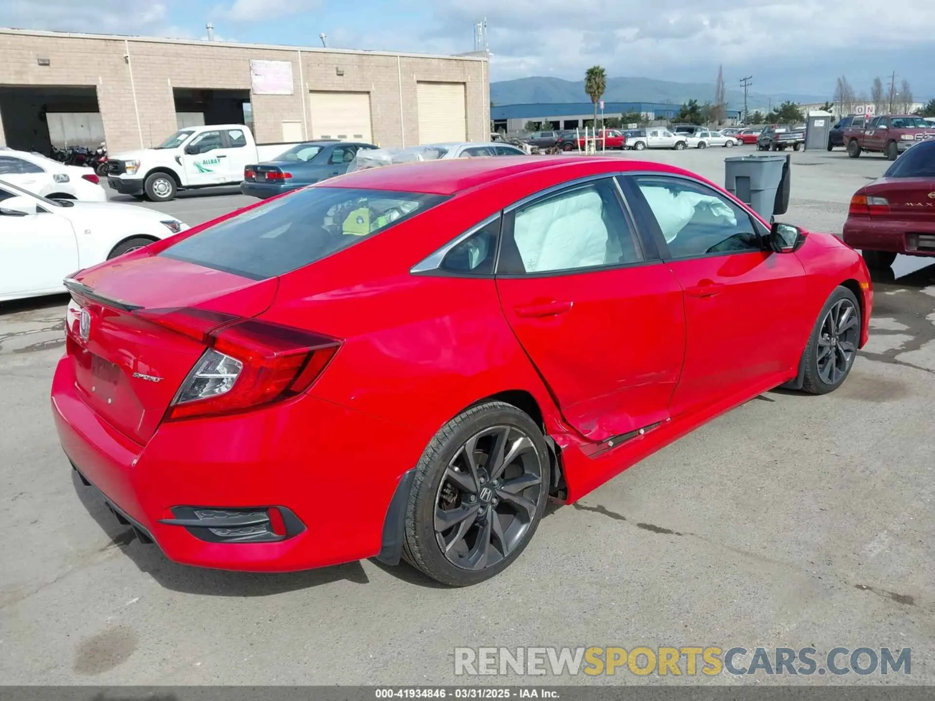 4 fotografías del automóvil dañado 2HGFC2F8XKH518773 HONDA CIVIC 2019