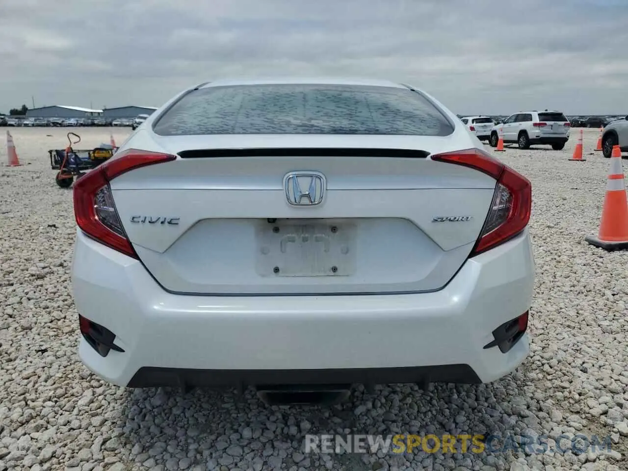 6 fotografías del automóvil dañado 2HGFC2F8XKH521902 HONDA CIVIC 2019