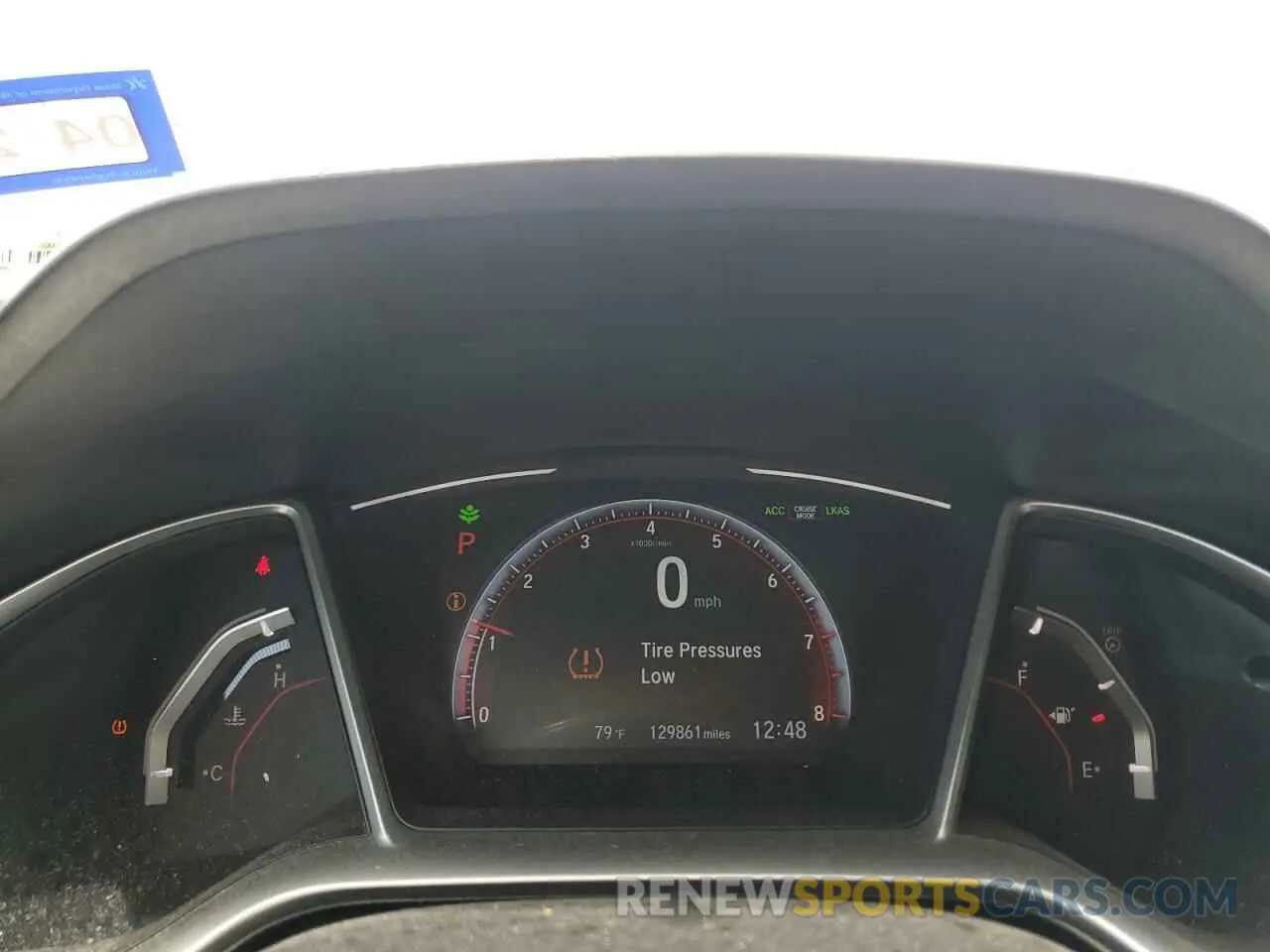 9 fotografías del automóvil dañado 2HGFC2F8XKH521902 HONDA CIVIC 2019