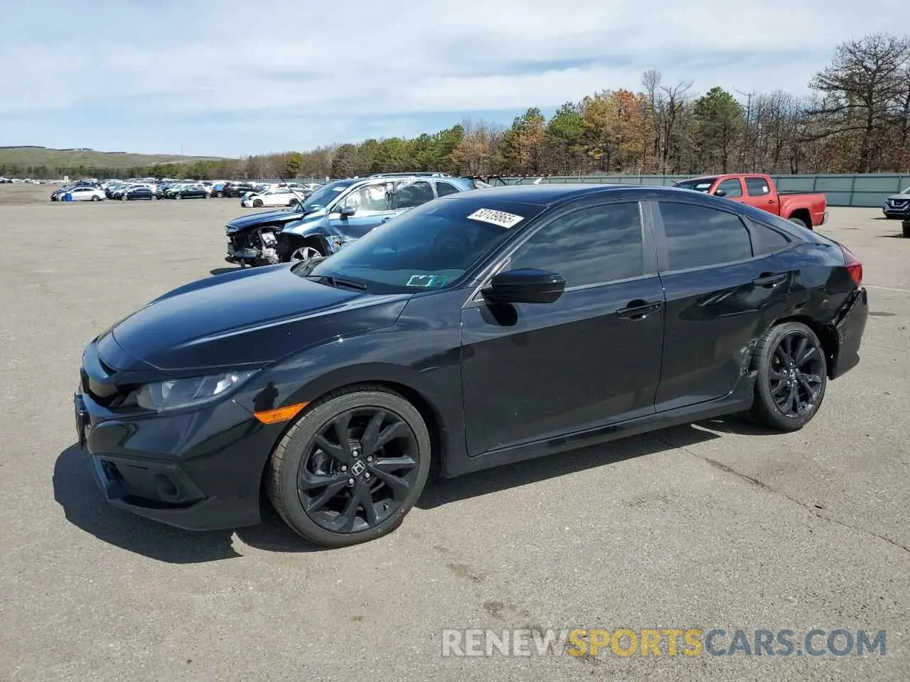 1 fotografías del automóvil dañado 2HGFC2F8XKH543687 HONDA CIVIC 2019