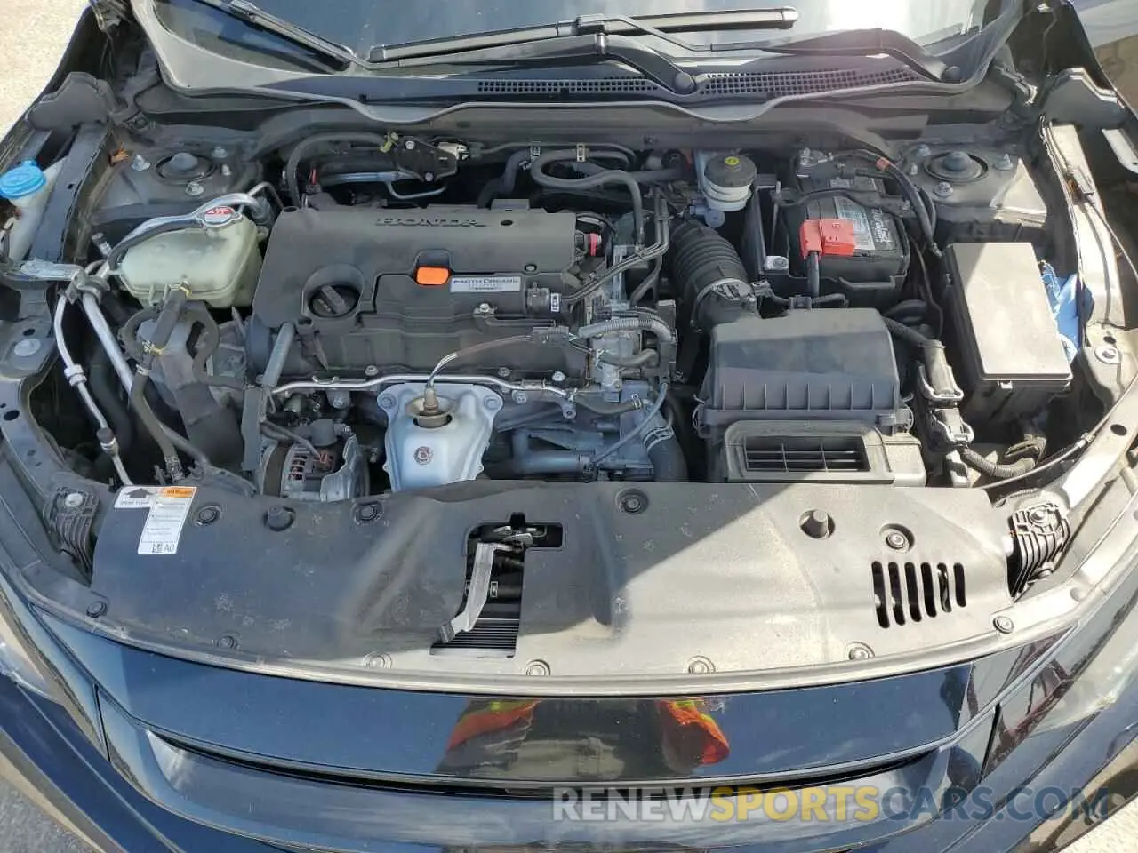 12 fotografías del automóvil dañado 2HGFC2F8XKH543687 HONDA CIVIC 2019