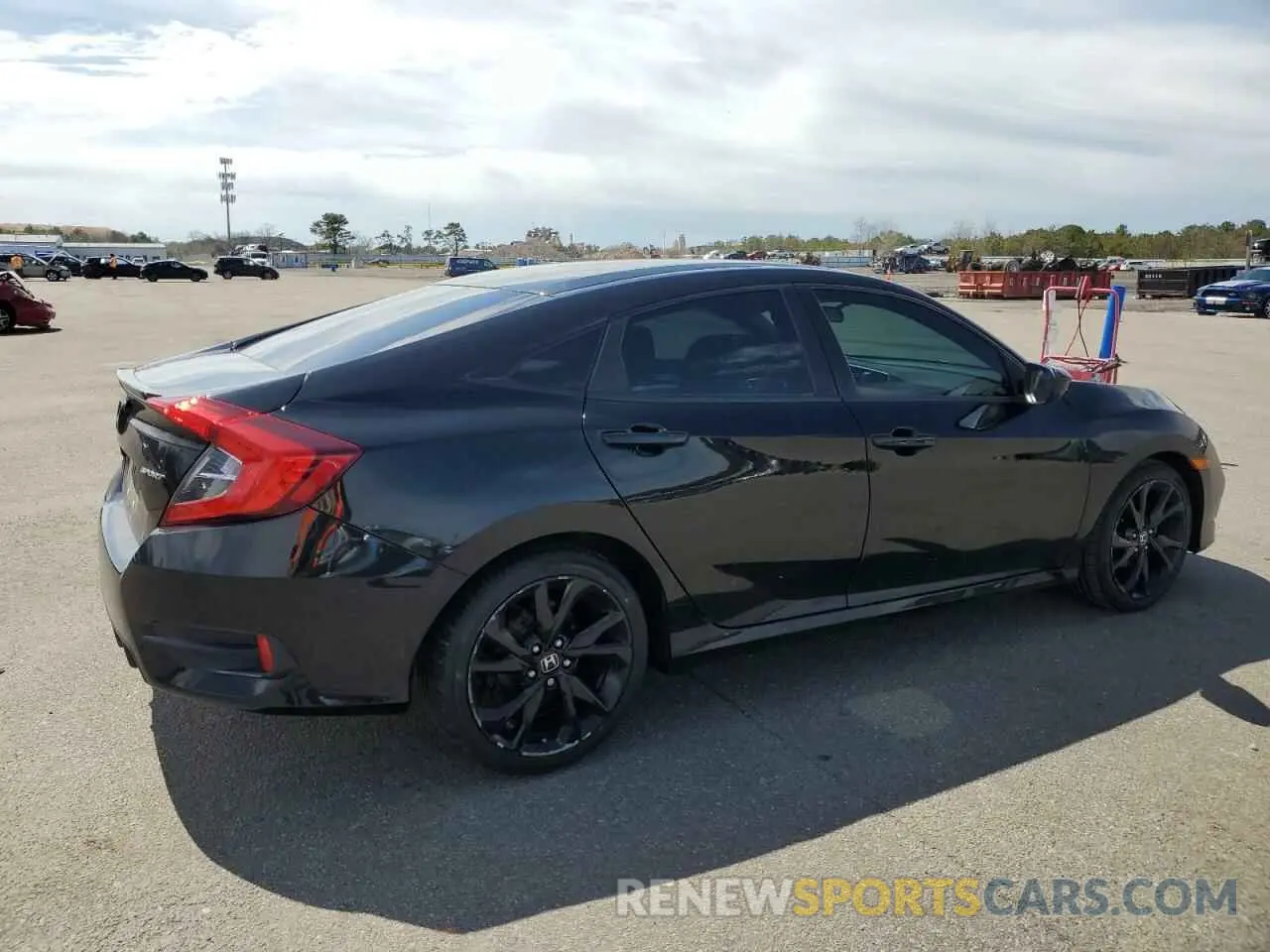 3 fotografías del automóvil dañado 2HGFC2F8XKH543687 HONDA CIVIC 2019