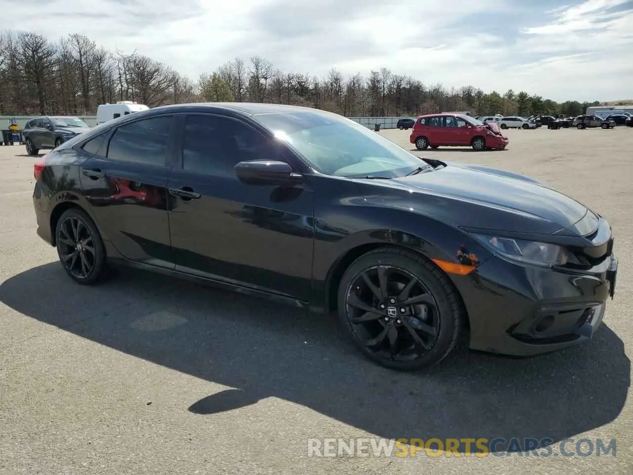 4 fotografías del automóvil dañado 2HGFC2F8XKH543687 HONDA CIVIC 2019