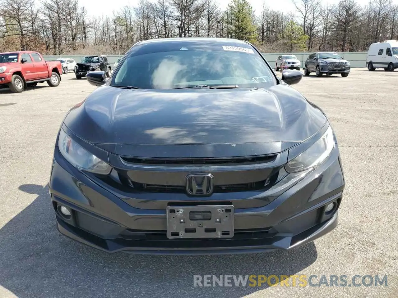 5 fotografías del automóvil dañado 2HGFC2F8XKH543687 HONDA CIVIC 2019