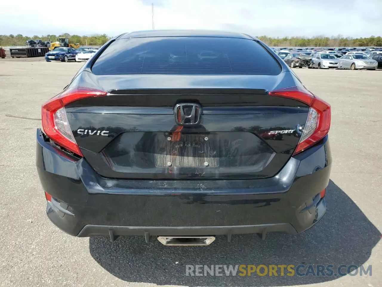 6 fotografías del automóvil dañado 2HGFC2F8XKH543687 HONDA CIVIC 2019