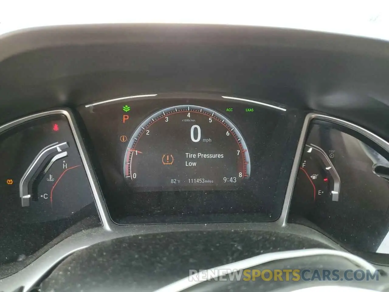 9 fotografías del automóvil dañado 2HGFC2F8XKH564149 HONDA CIVIC 2019