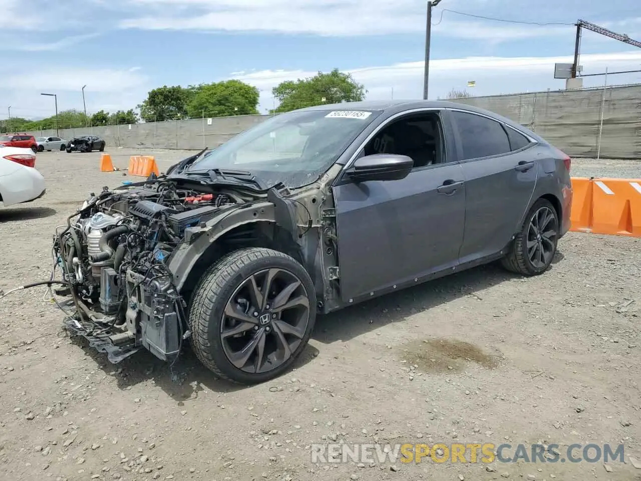 1 fotografías del automóvil dañado 2HGFC2F8XKH589083 HONDA CIVIC 2019