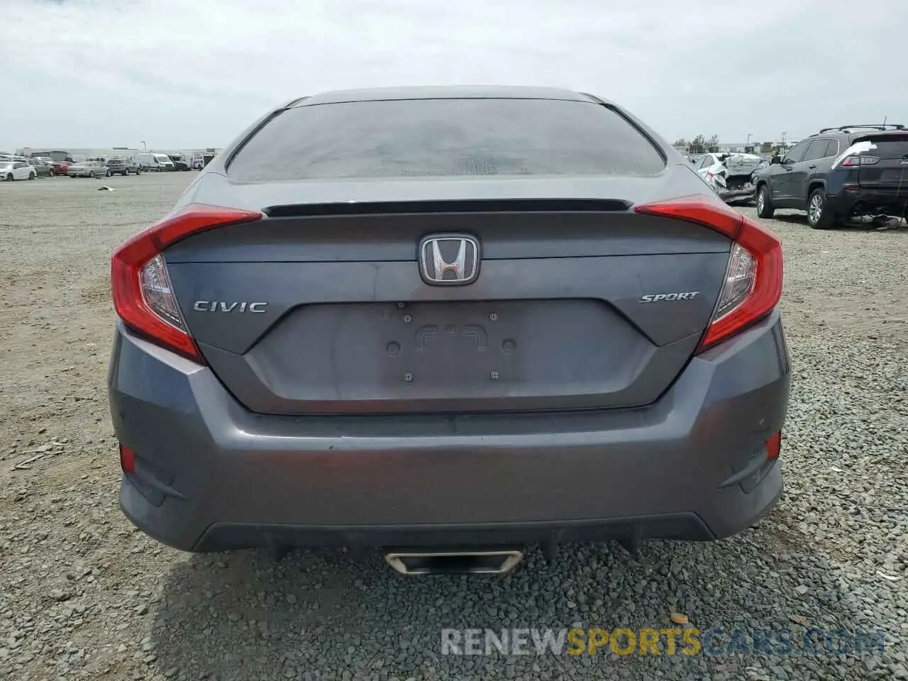 6 fotografías del automóvil dañado 2HGFC2F8XKH589083 HONDA CIVIC 2019