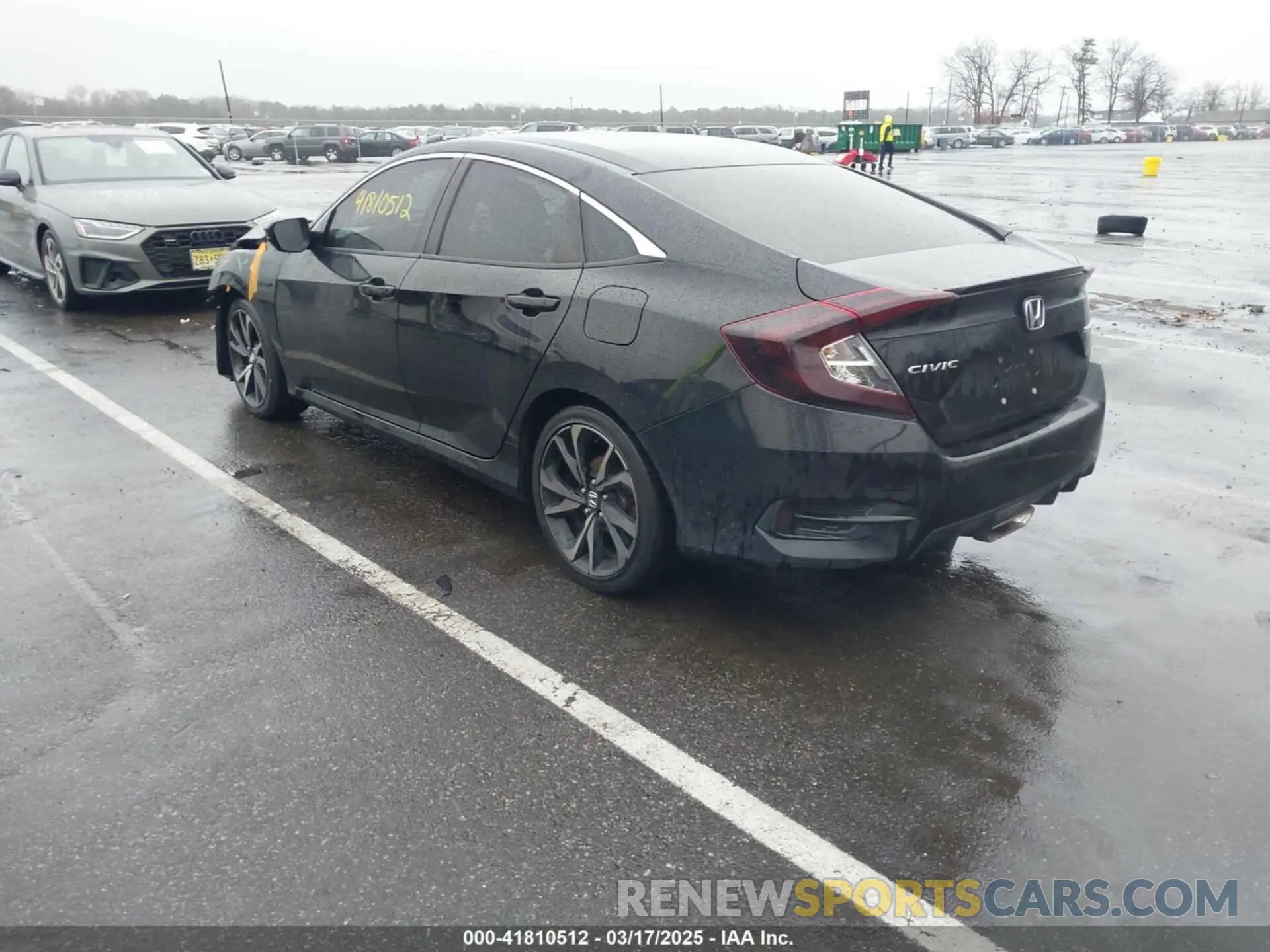 3 fotografías del automóvil dañado 2HGFC2F8XKH590993 HONDA CIVIC 2019