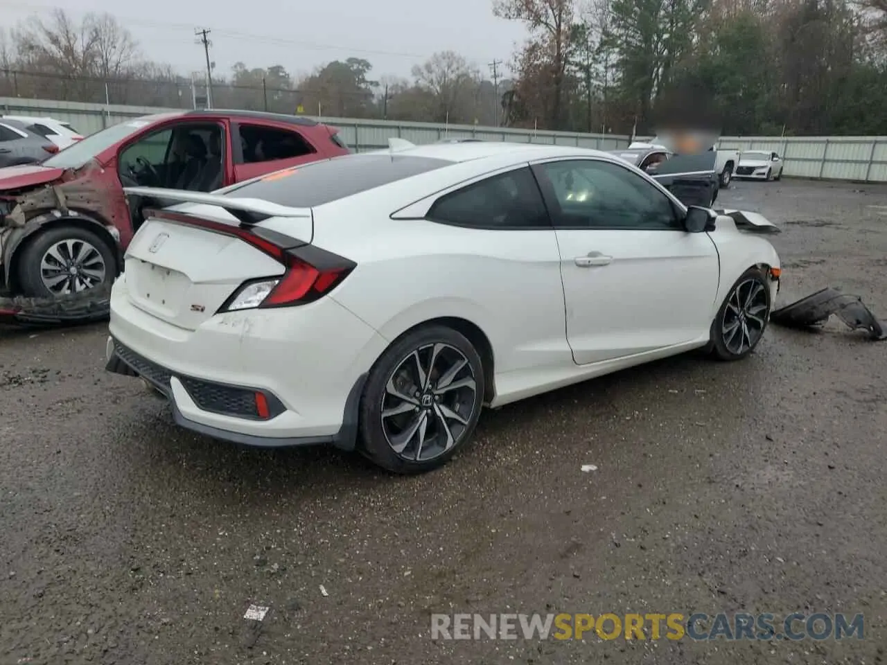 3 fotografías del automóvil dañado 2HGFC3A51KH750102 HONDA CIVIC 2019
