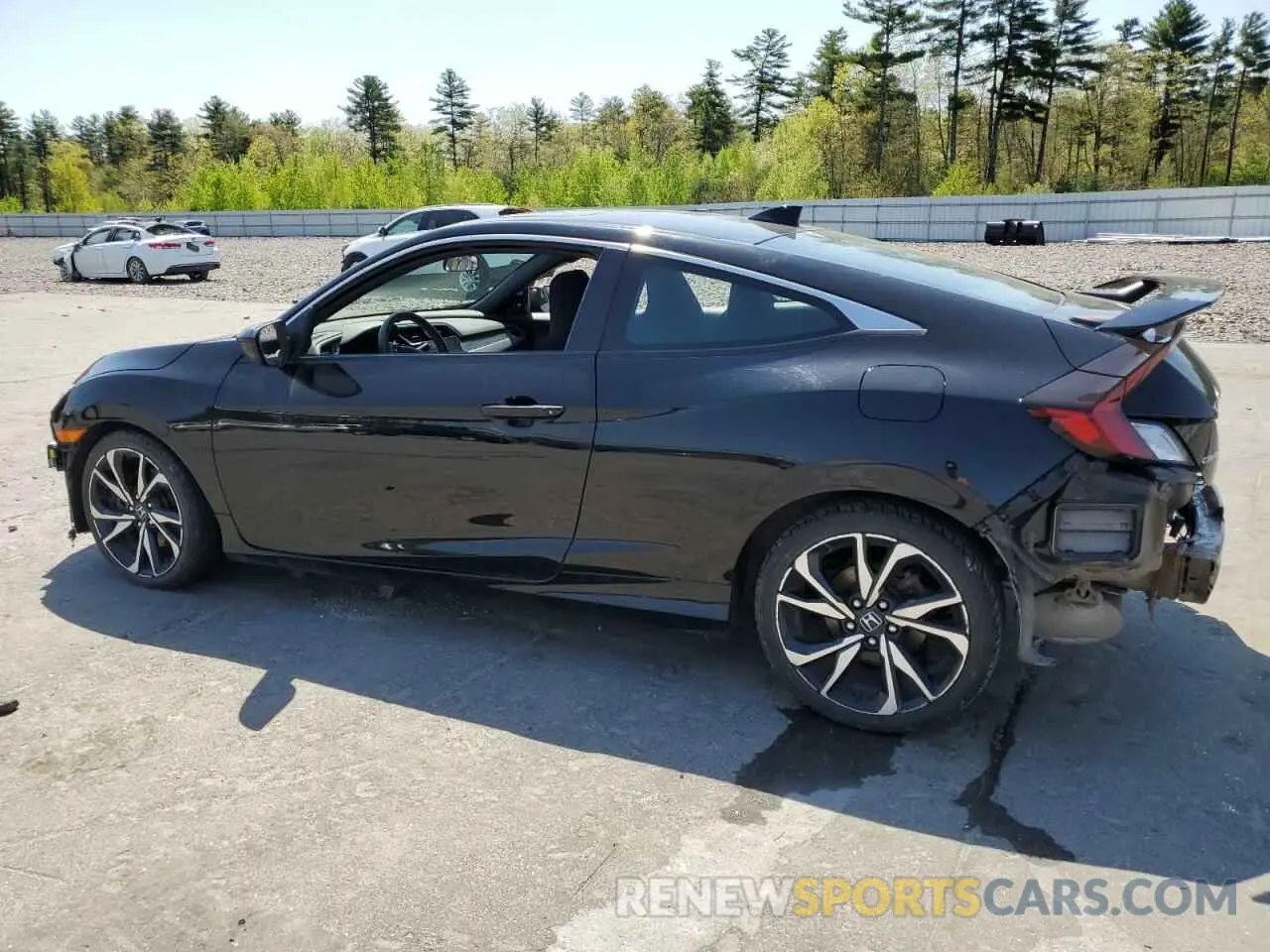 2 fotografías del automóvil dañado 2HGFC3A53KH755382 HONDA CIVIC 2019