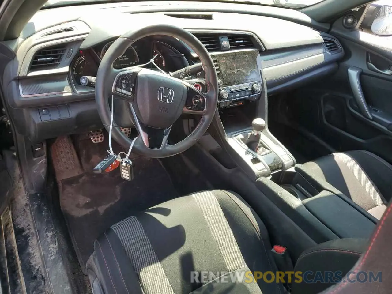 8 fotografías del automóvil dañado 2HGFC3A53KH755382 HONDA CIVIC 2019