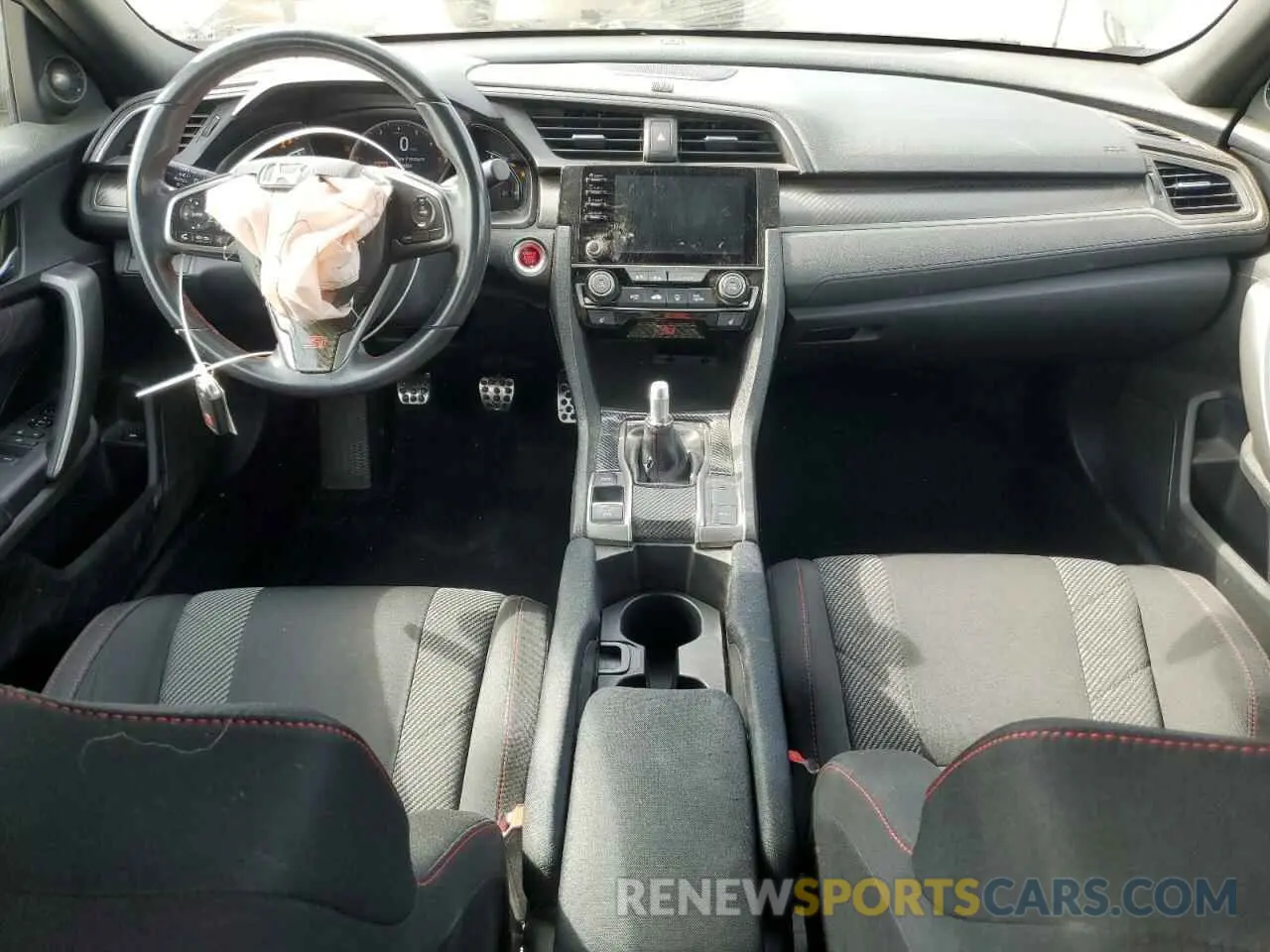 8 fotografías del automóvil dañado 2HGFC3A55KH752788 HONDA CIVIC 2019