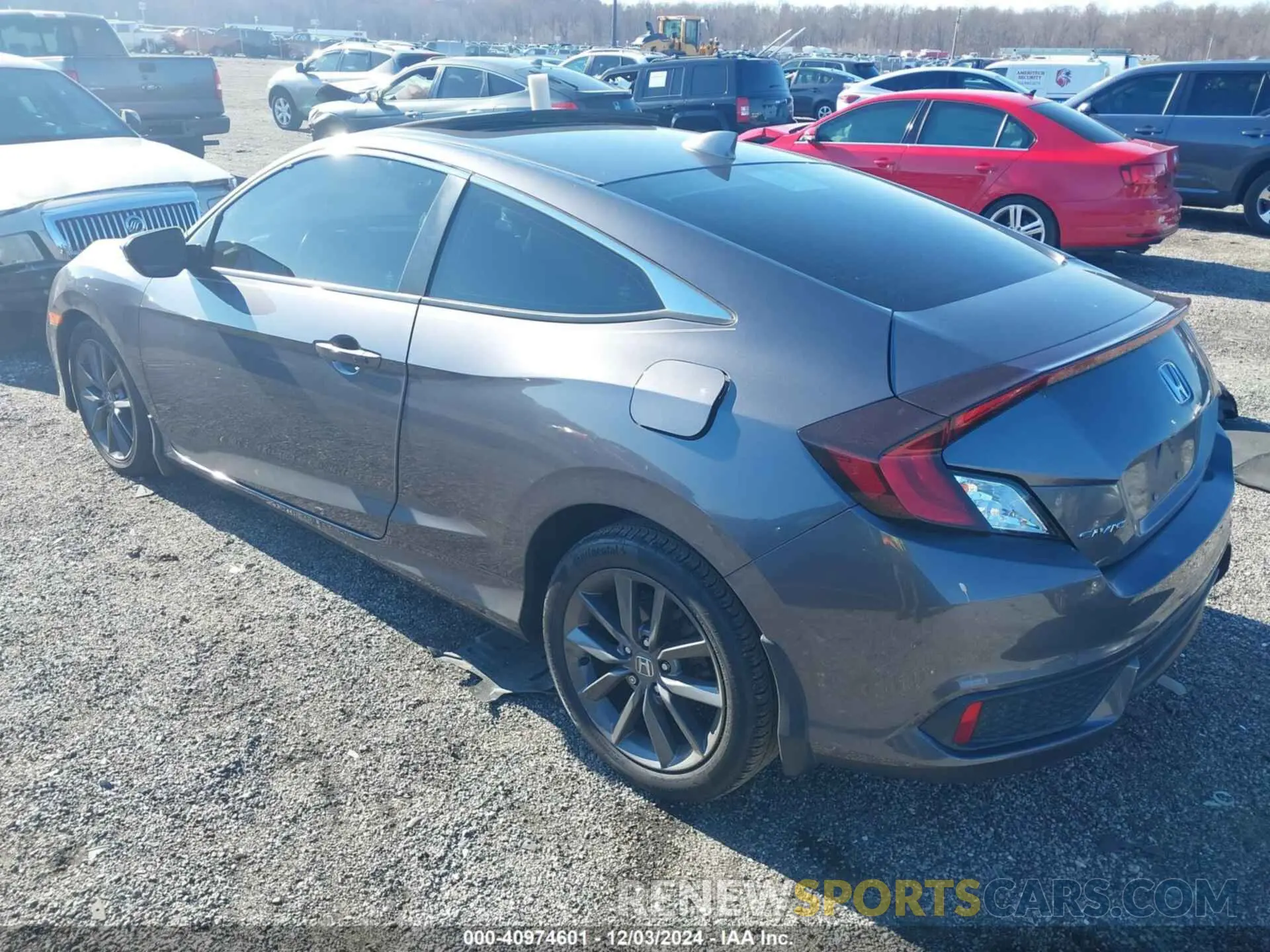 3 fotografías del automóvil dañado 2HGFC3B32KH354662 HONDA CIVIC 2019
