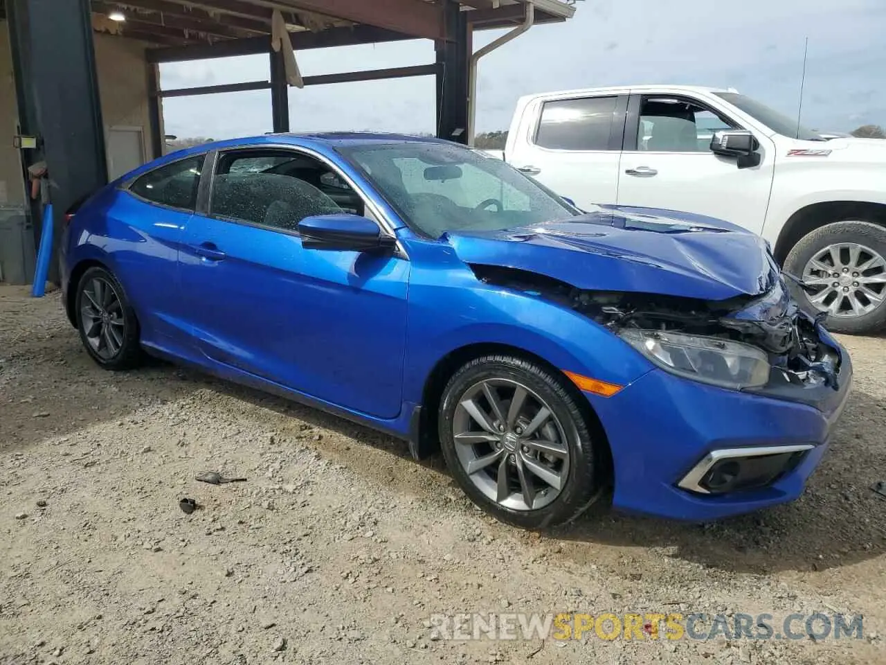 4 fotografías del automóvil dañado 2HGFC3B35KH357510 HONDA CIVIC 2019