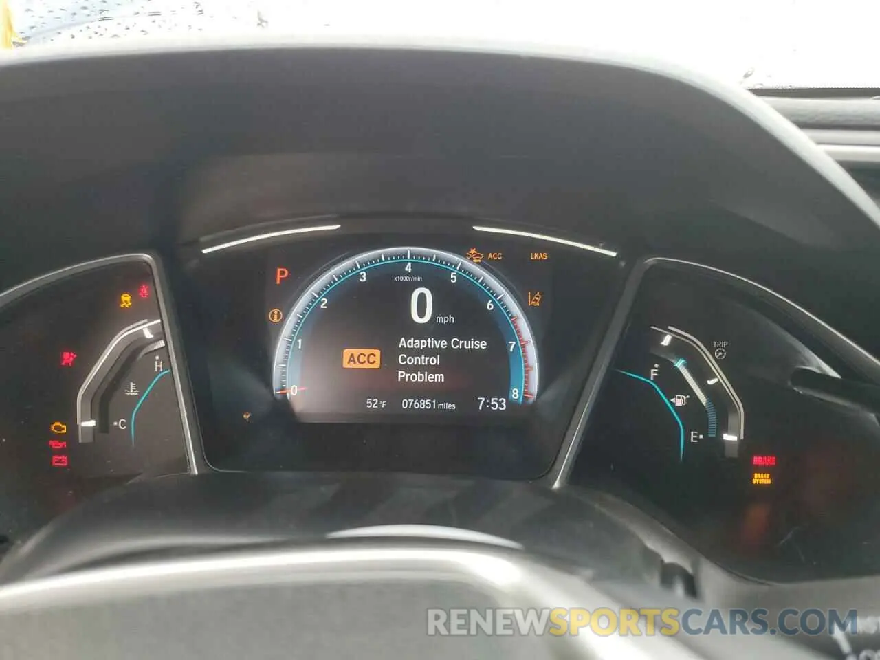 9 fotografías del automóvil dañado 2HGFC3B35KH357510 HONDA CIVIC 2019