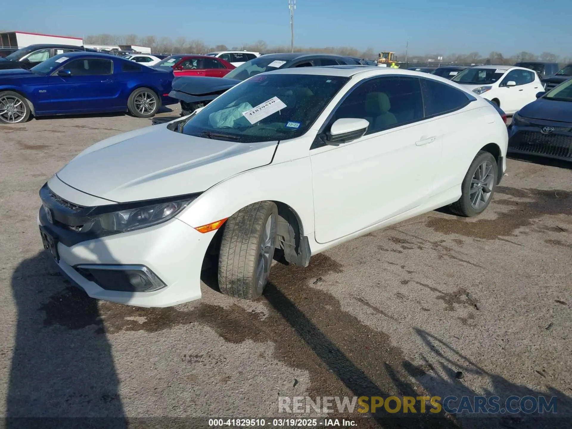 2 fotografías del automóvil dañado 2HGFC3B36KH357449 HONDA CIVIC 2019