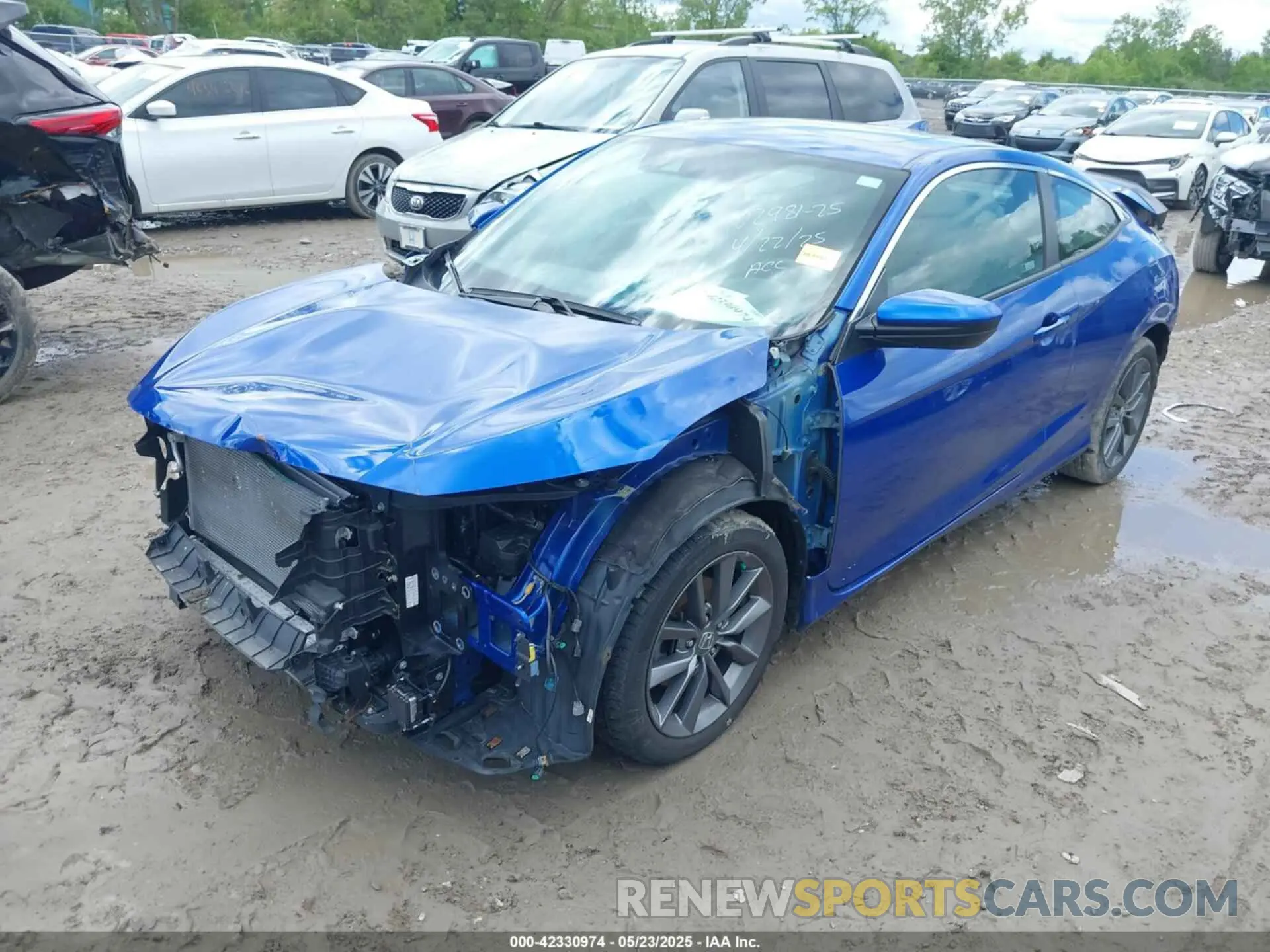 2 fotografías del automóvil dañado 2HGFC3B37KH351207 HONDA CIVIC 2019