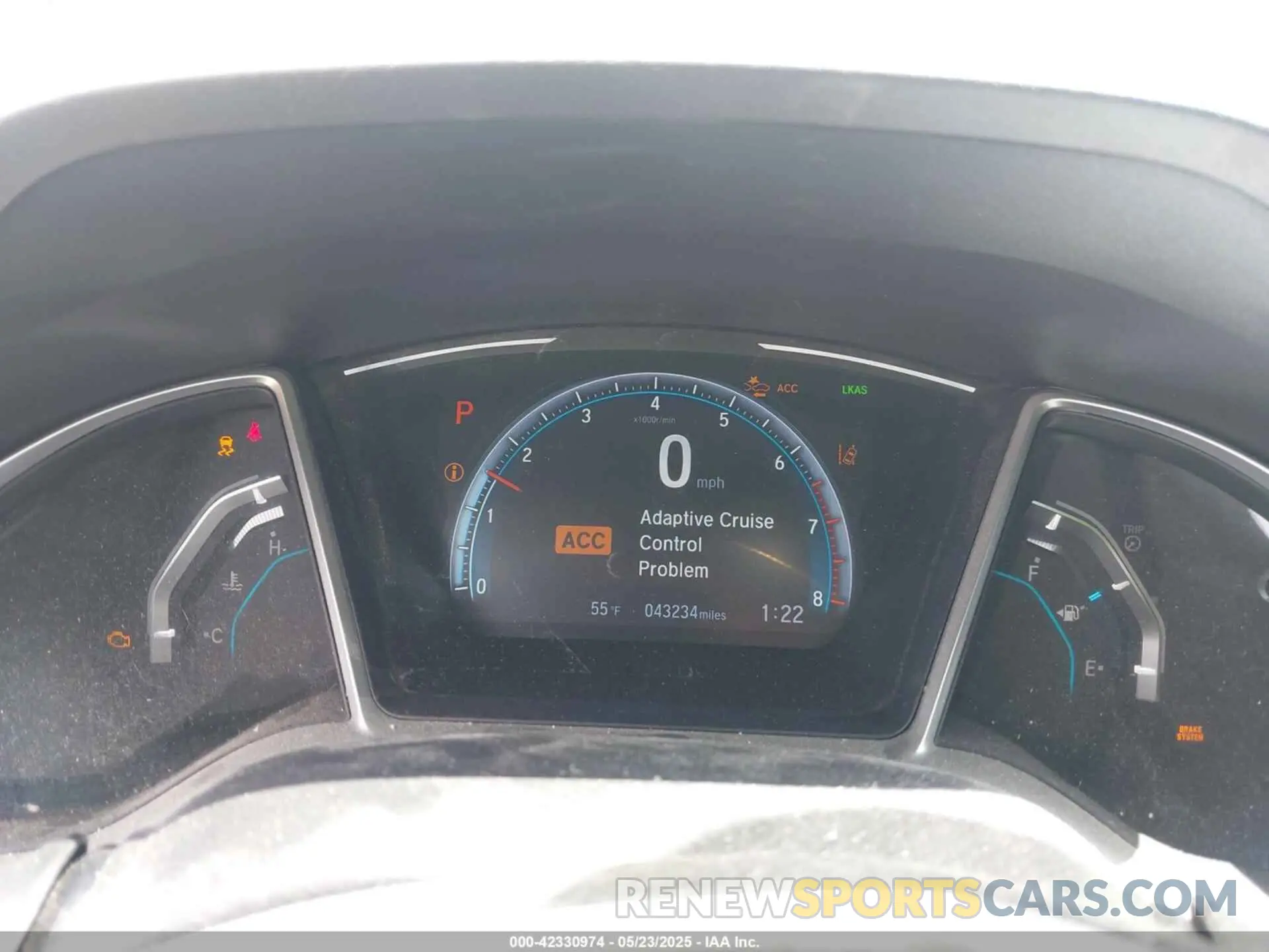 7 fotografías del automóvil dañado 2HGFC3B37KH351207 HONDA CIVIC 2019