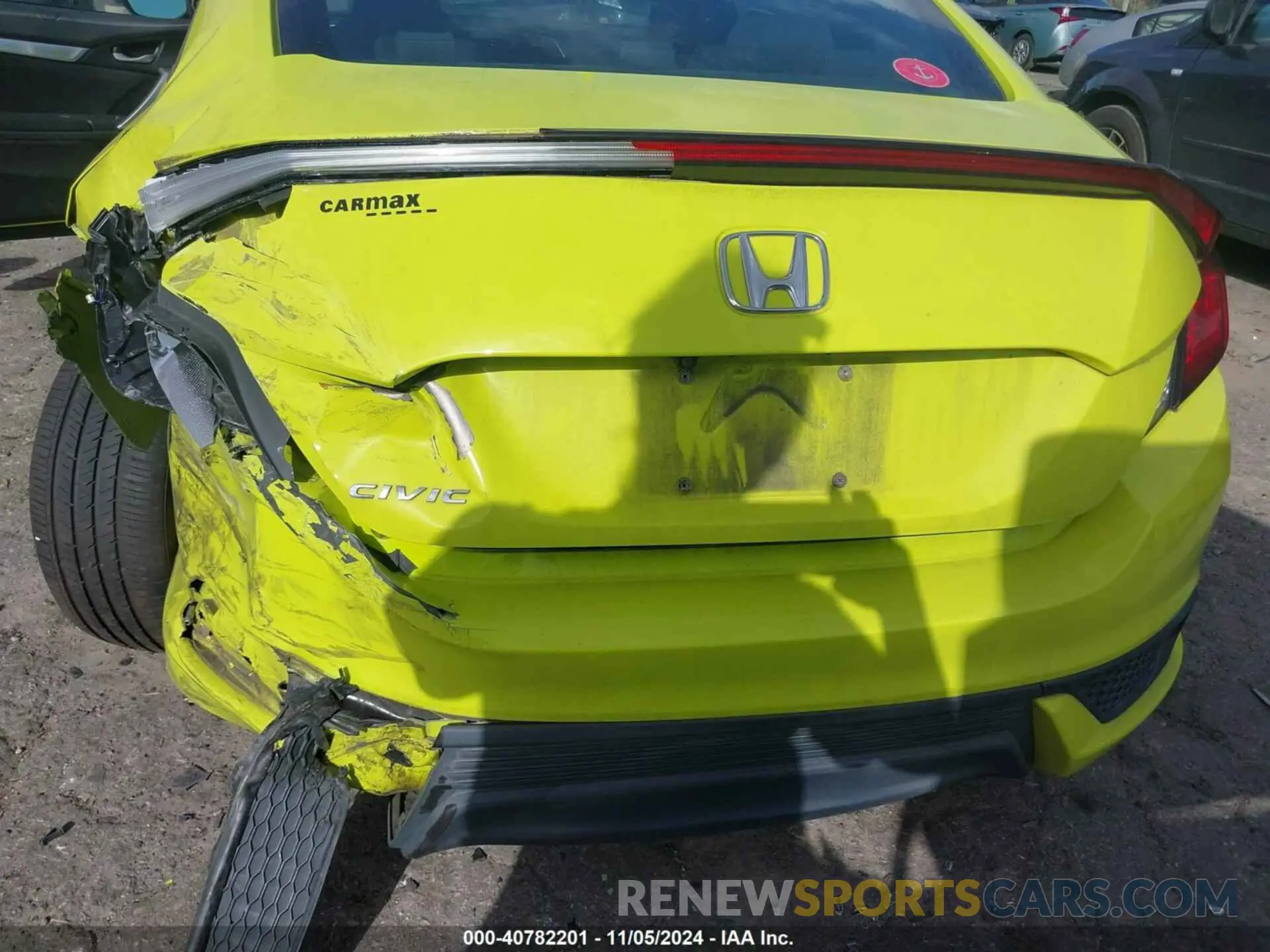 17 fotografías del automóvil dañado 2HGFC3B37KH355208 HONDA CIVIC 2019
