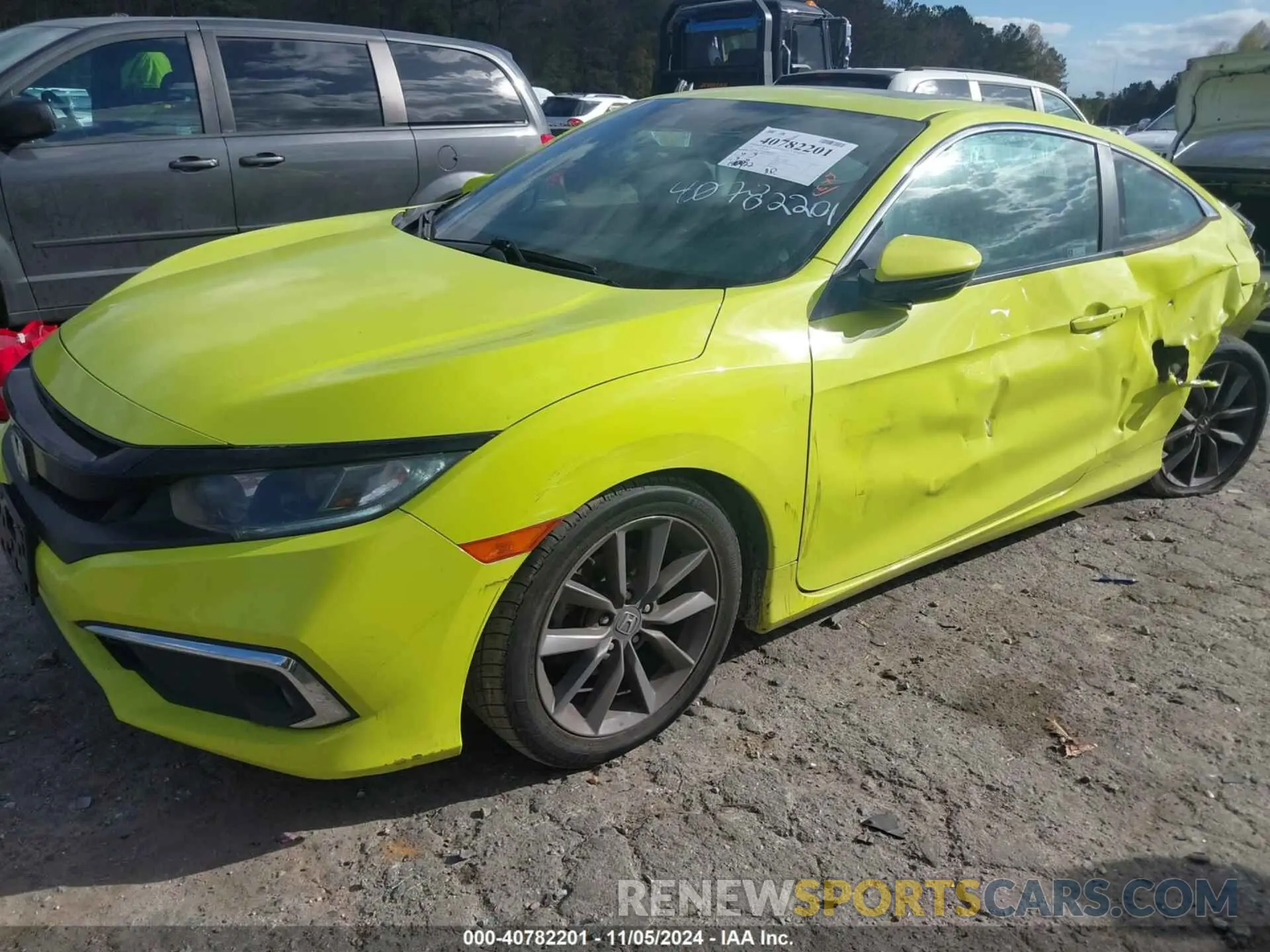 2 fotografías del automóvil dañado 2HGFC3B37KH355208 HONDA CIVIC 2019
