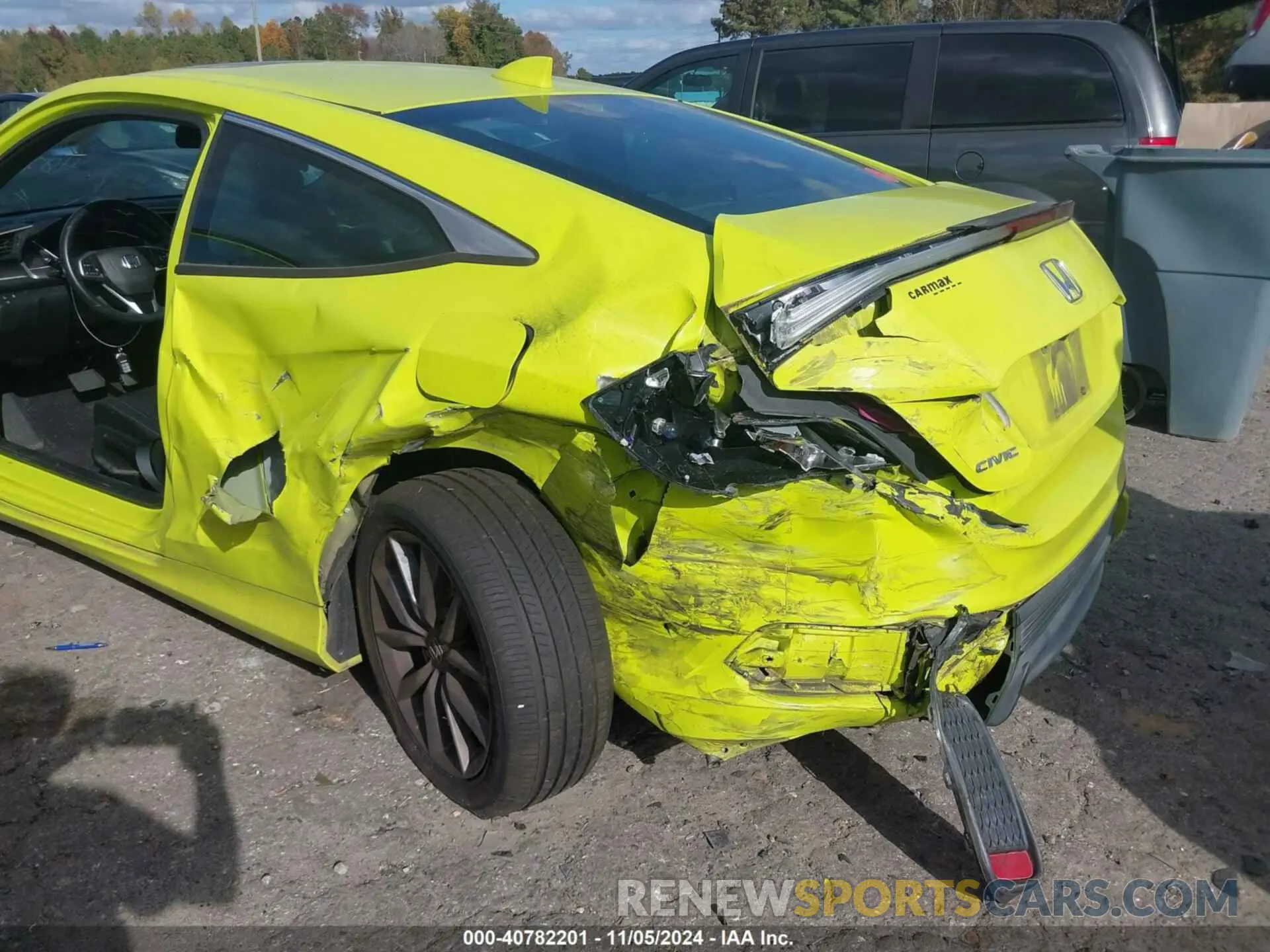 6 fotografías del automóvil dañado 2HGFC3B37KH355208 HONDA CIVIC 2019