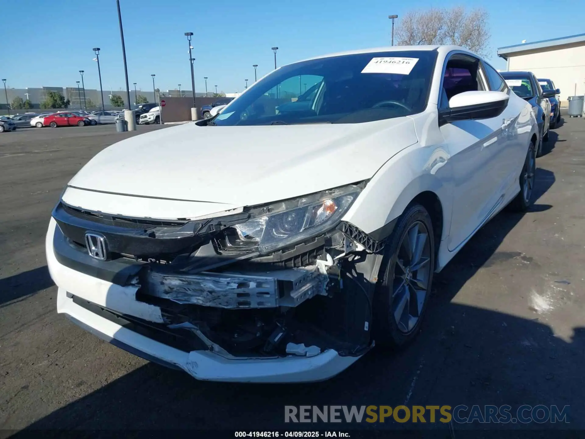6 fotografías del automóvil dañado 2HGFC3B38KH357484 HONDA CIVIC 2019