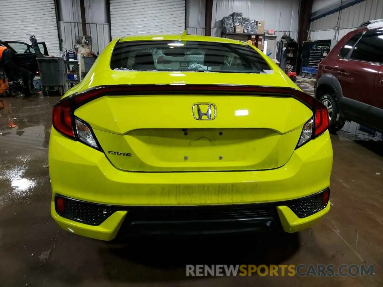 6 fotografías del automóvil dañado 2HGFC3B39KH352973 HONDA CIVIC 2019