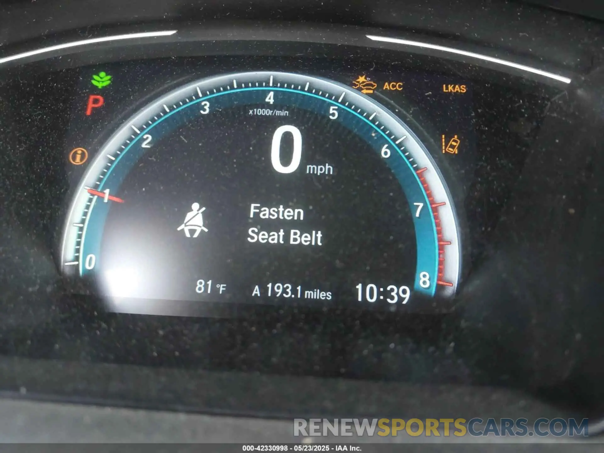 15 fotografías del automóvil dañado 2HGFC3B39KH357459 HONDA CIVIC 2019