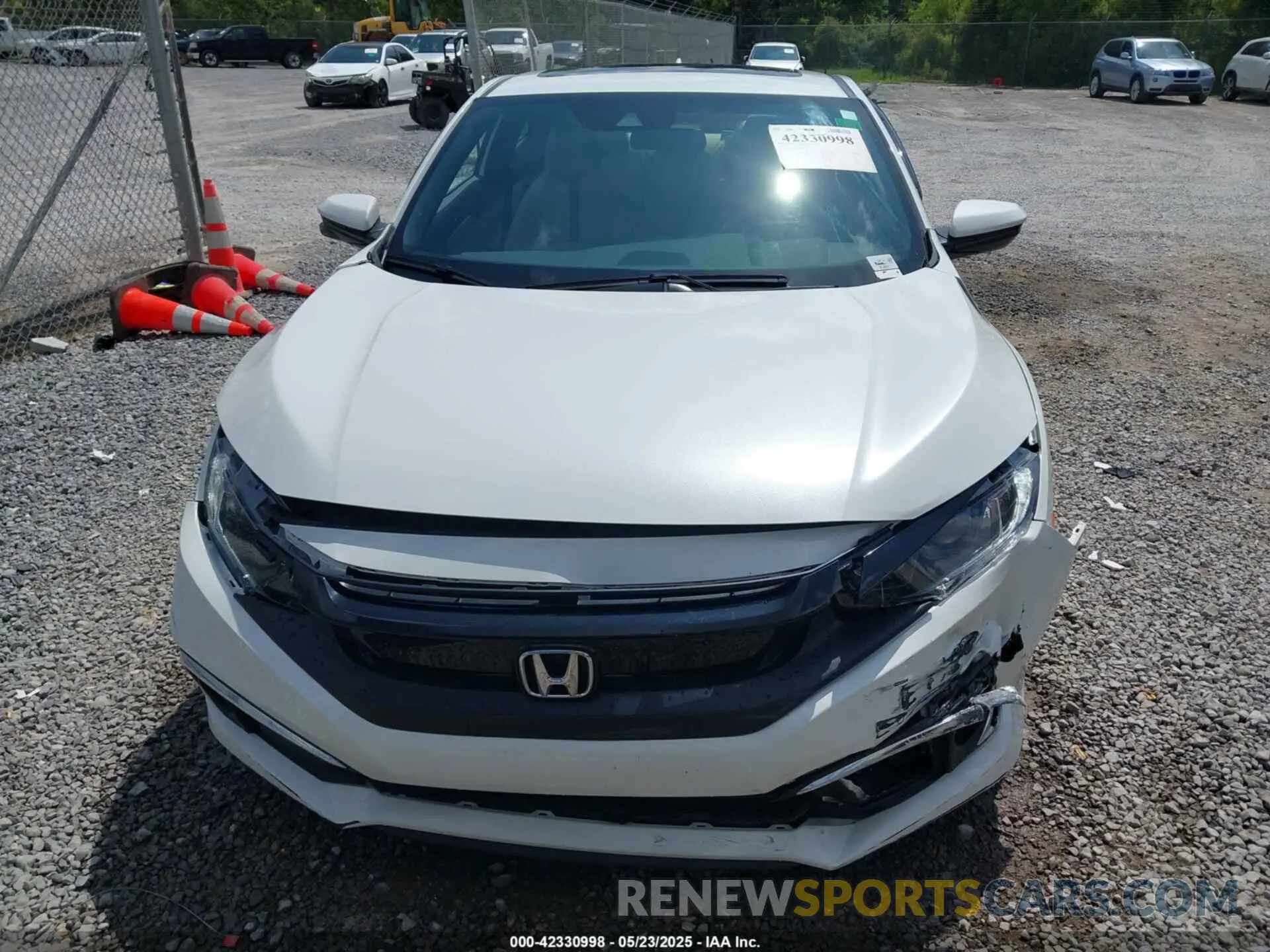 6 fotografías del automóvil dañado 2HGFC3B39KH357459 HONDA CIVIC 2019