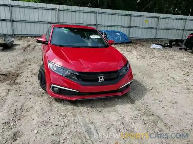 13 fotografías del automóvil dañado 2HGFC3B3XKH350486 HONDA CIVIC 2019