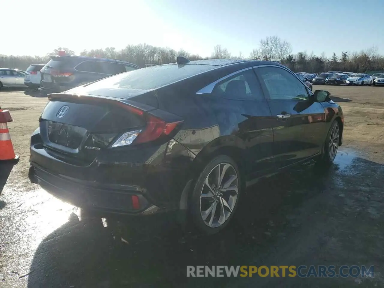 3 fotografías del automóvil dañado 2HGFC3B93KH354111 HONDA CIVIC 2019