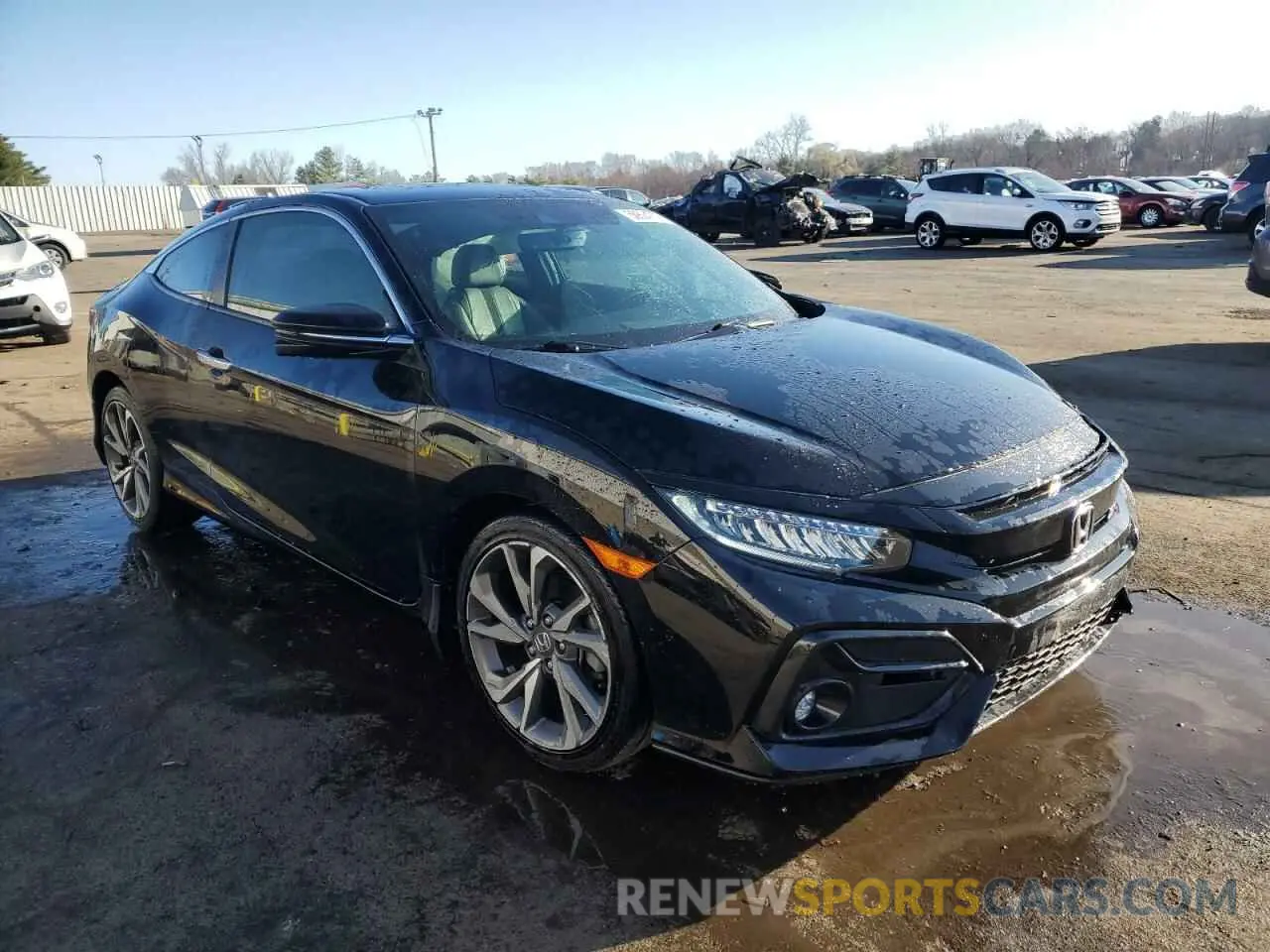4 fotografías del automóvil dañado 2HGFC3B93KH354111 HONDA CIVIC 2019