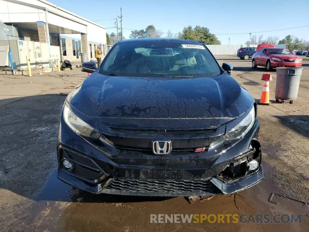 5 fotografías del automóvil dañado 2HGFC3B93KH354111 HONDA CIVIC 2019