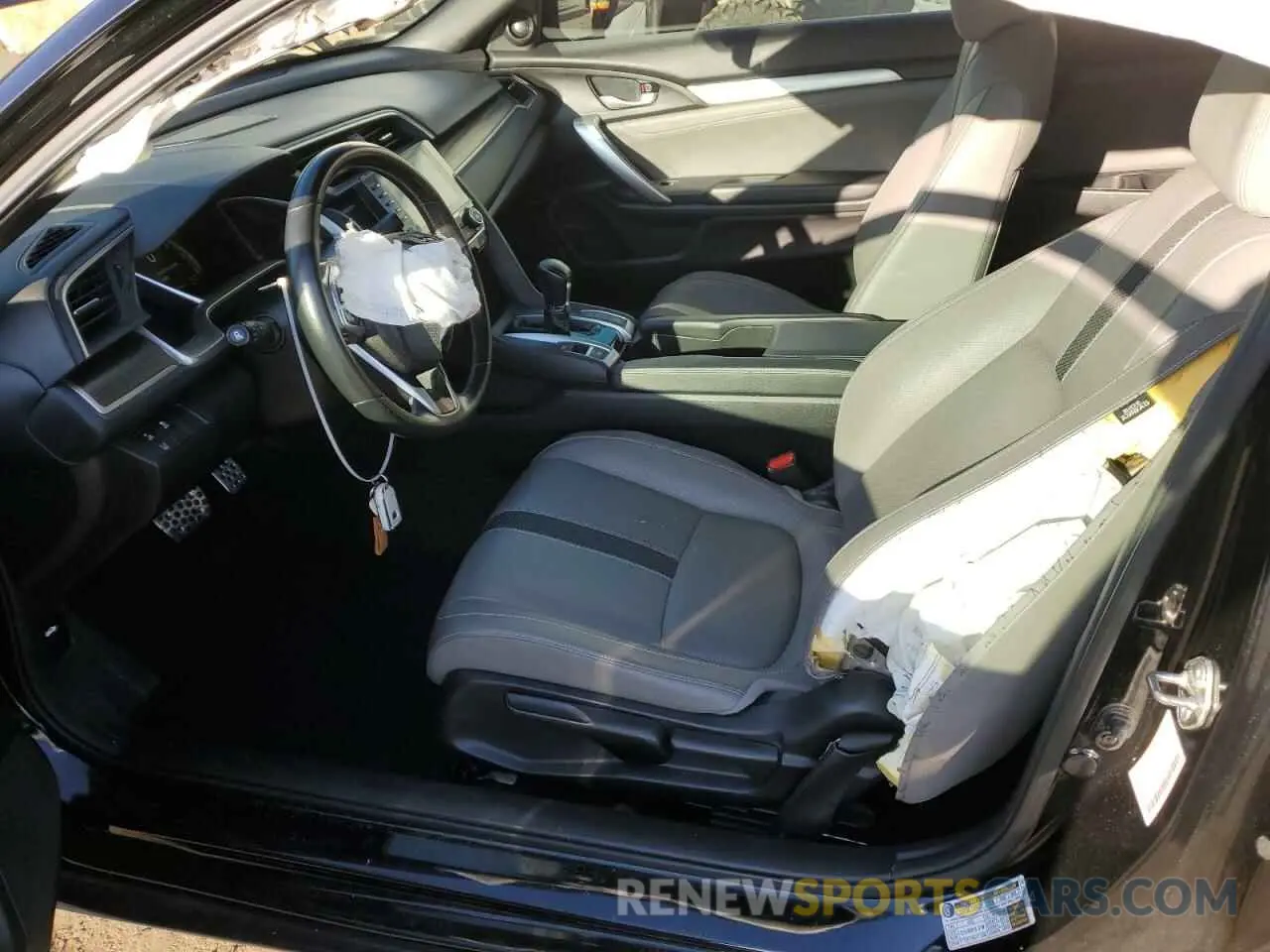 7 fotografías del automóvil dañado 2HGFC3B93KH354111 HONDA CIVIC 2019