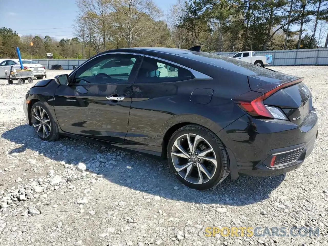 2 fotografías del automóvil dañado 2HGFC3B94KH353100 HONDA CIVIC 2019