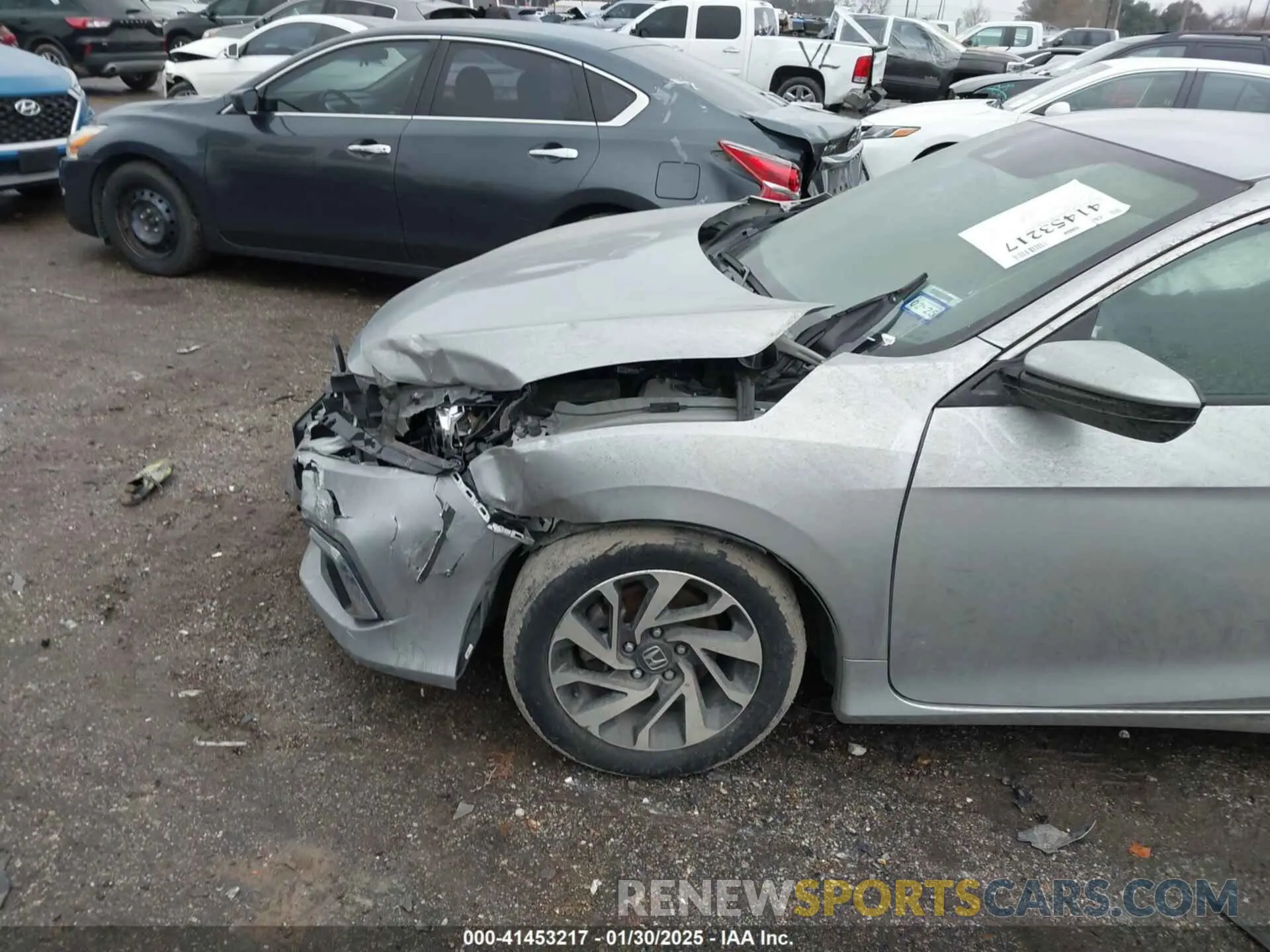 6 fotografías del automóvil dañado 2HGFC4B65KH306041 HONDA CIVIC 2019