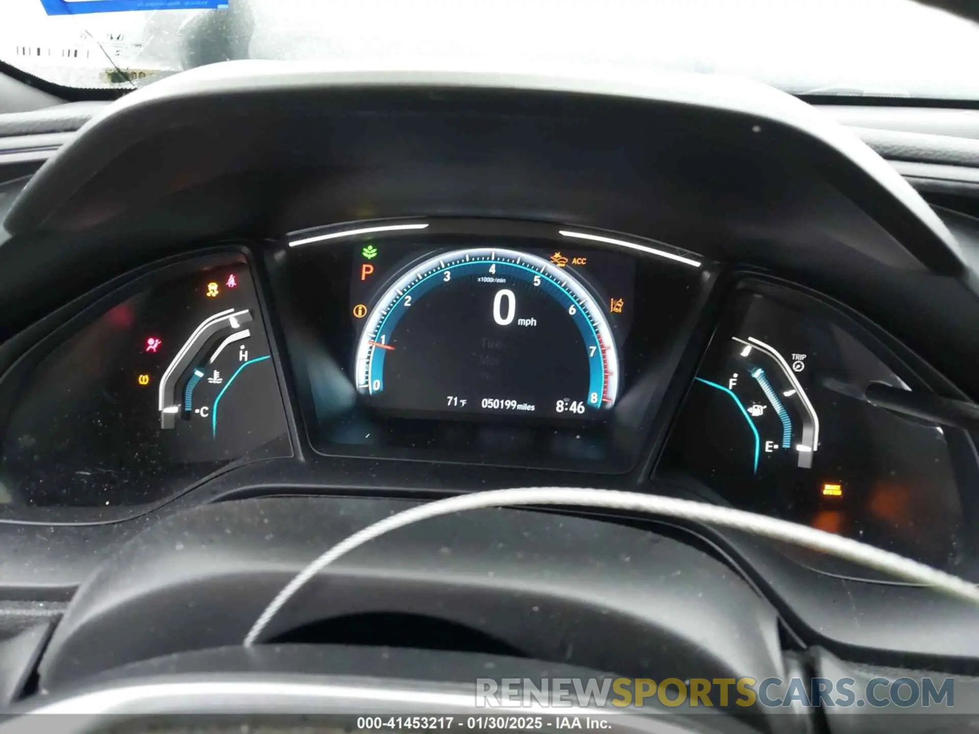 7 fotografías del automóvil dañado 2HGFC4B65KH306041 HONDA CIVIC 2019